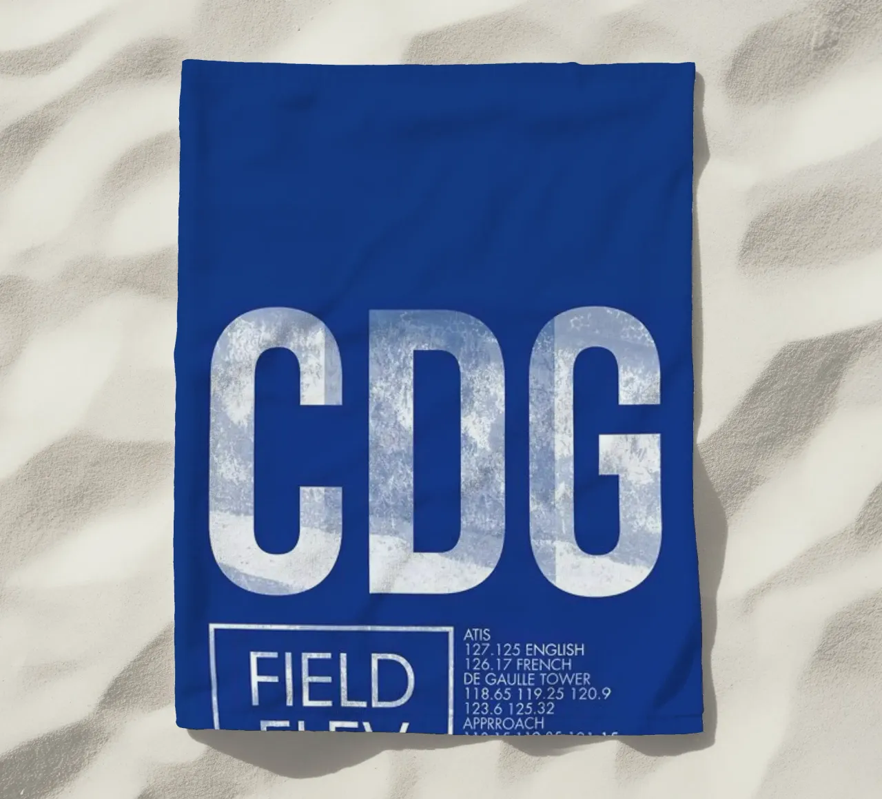 CDG Paris telo mare da 08left