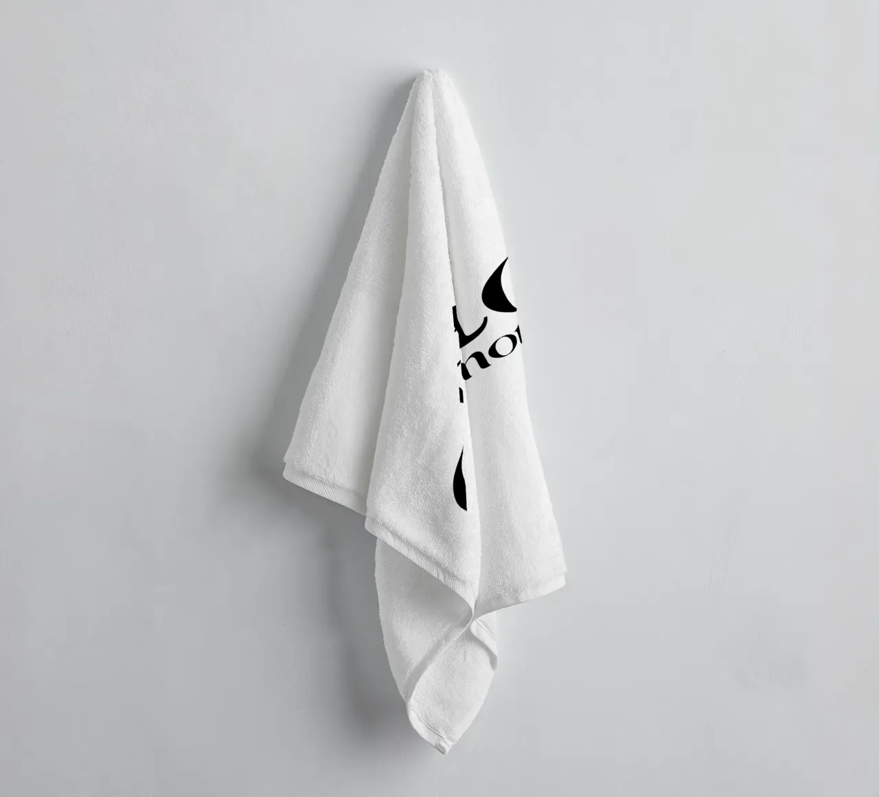 Ciao Amore Typographie simple, moderne et minimaliste serviette de bain de YV TYPOGRAPHY