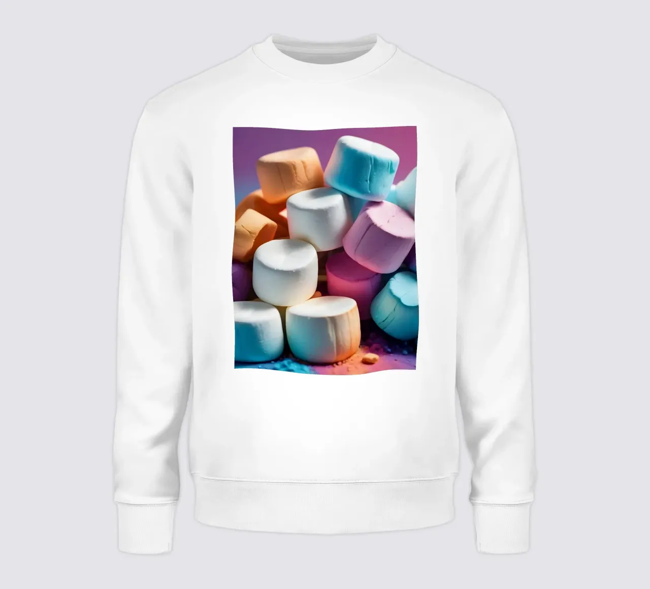 Marshmallow colorati impilati in modo giocoso felpa da DesignDoodle