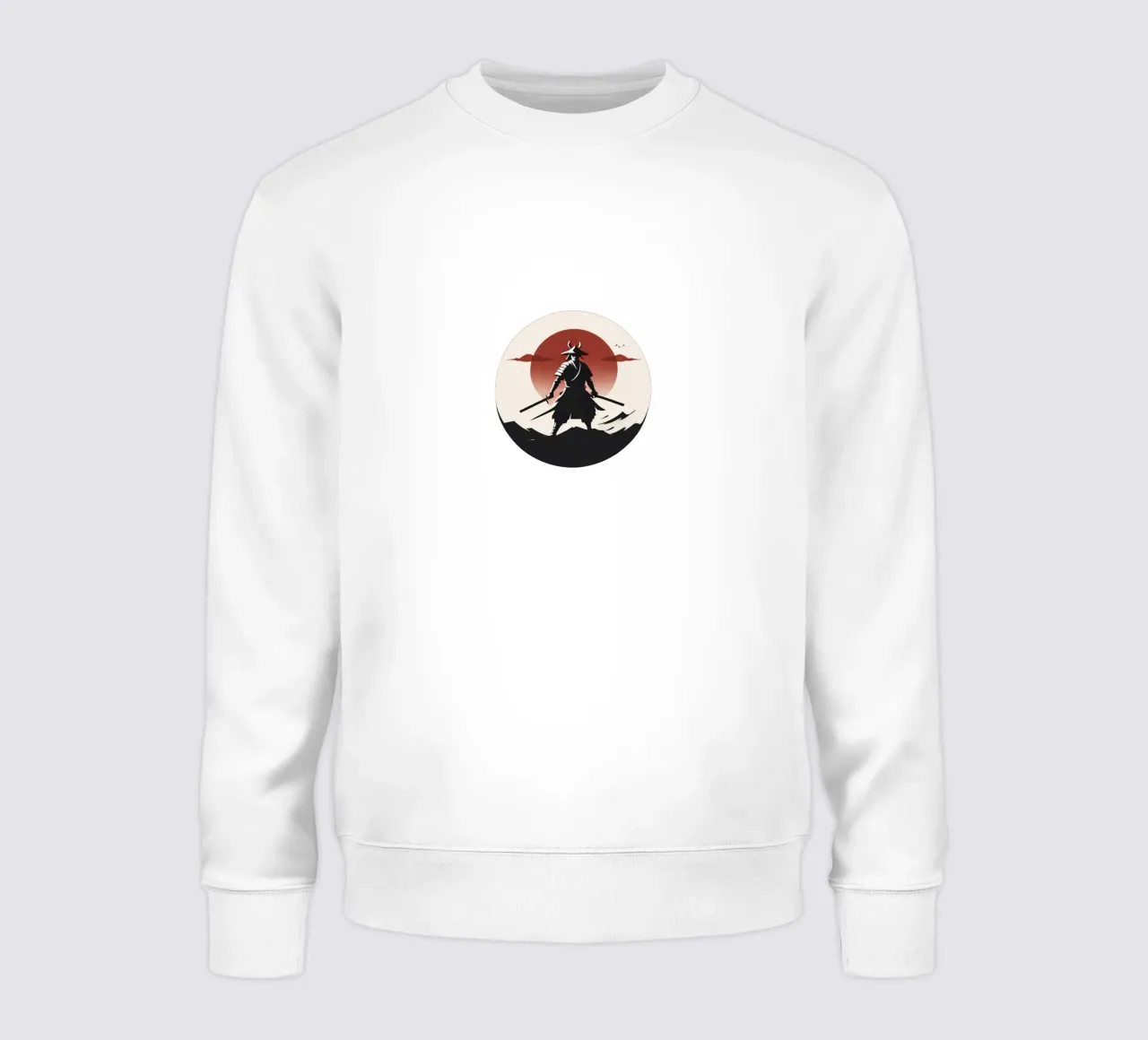 Guerriero samurai in piedi con sicurezza con le spade felpa da DesignDoodle