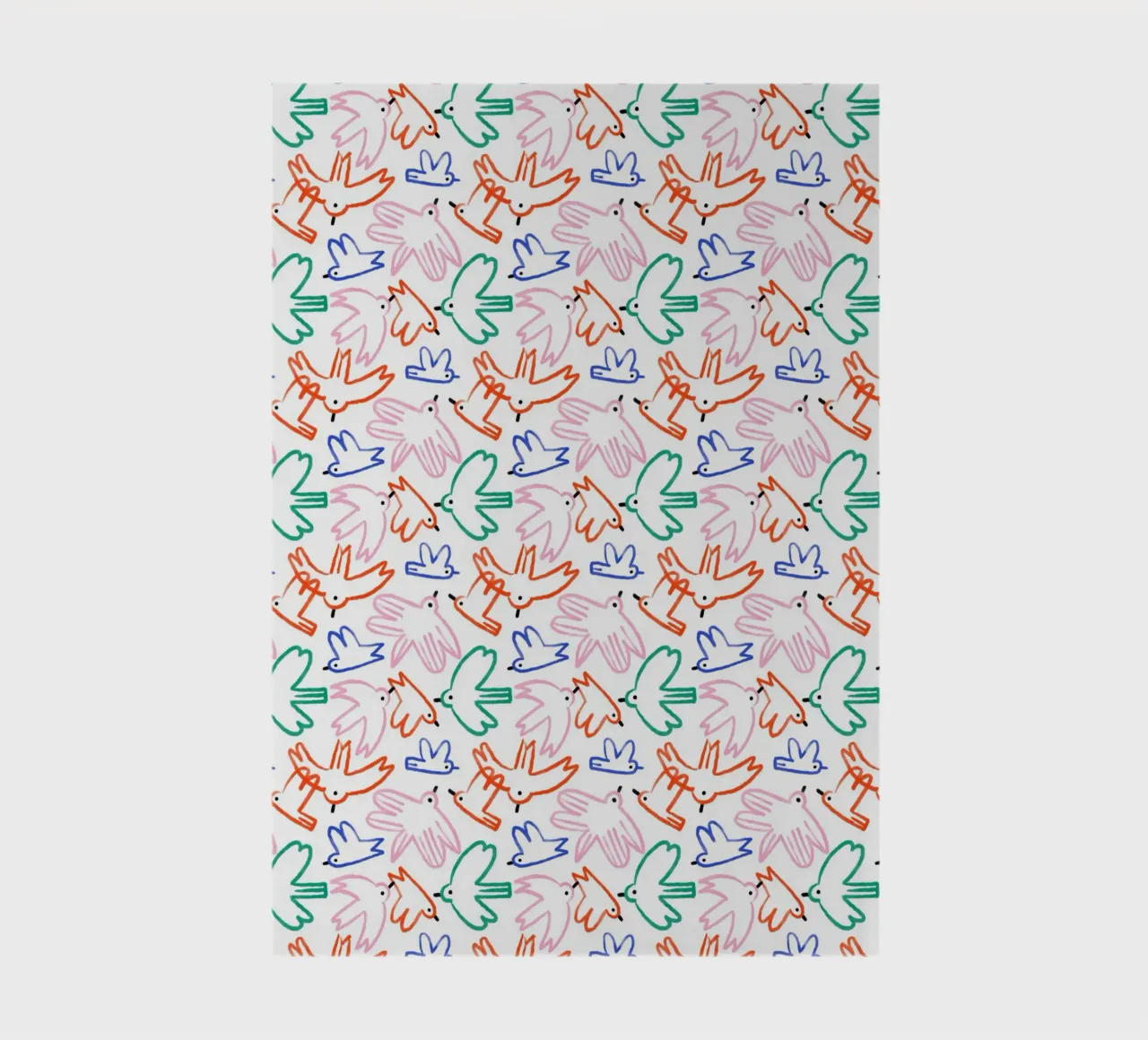 Oiseaux colorés carnet de notes de bueronoull