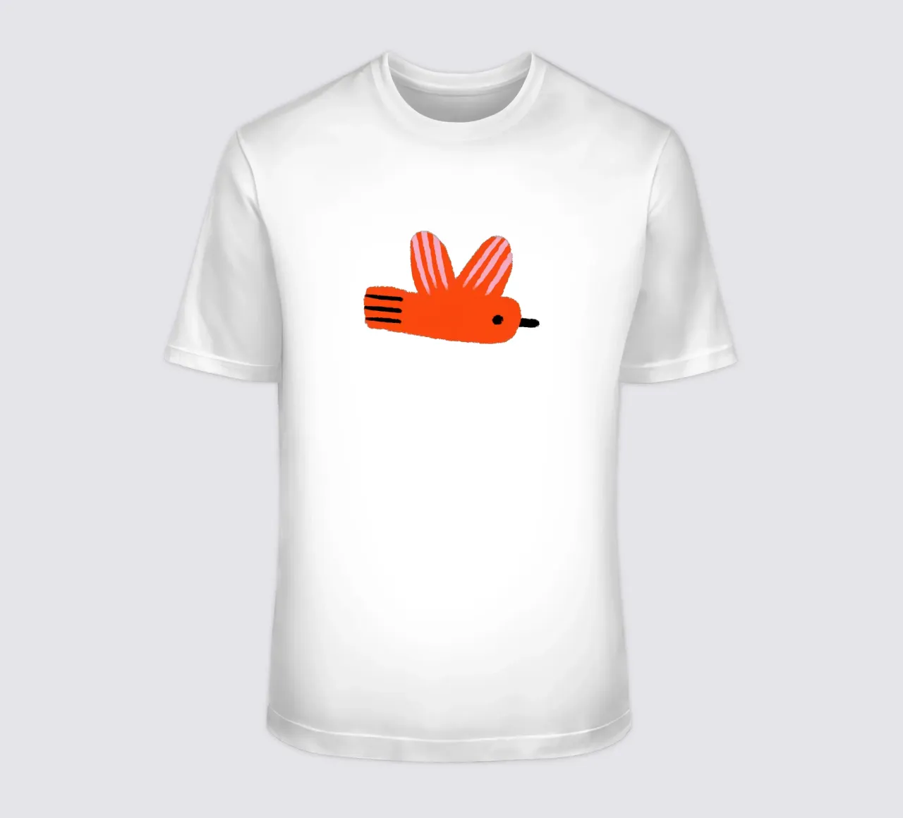 Rode vogel t-shirt van bueronoull