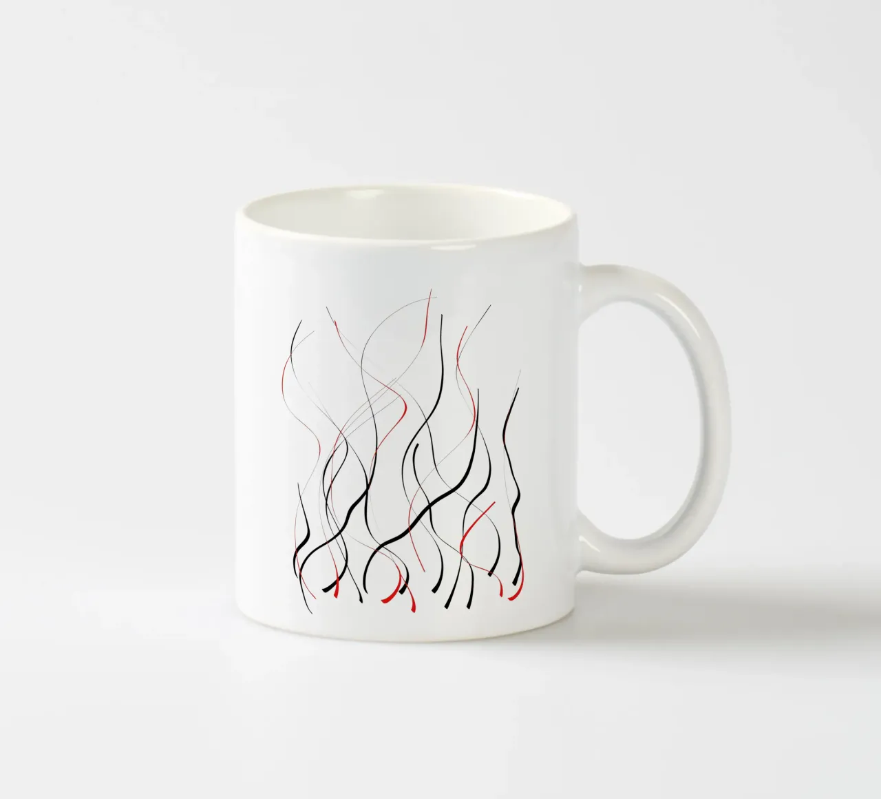 Ac abstract tazza in ceramica da Rezh creations