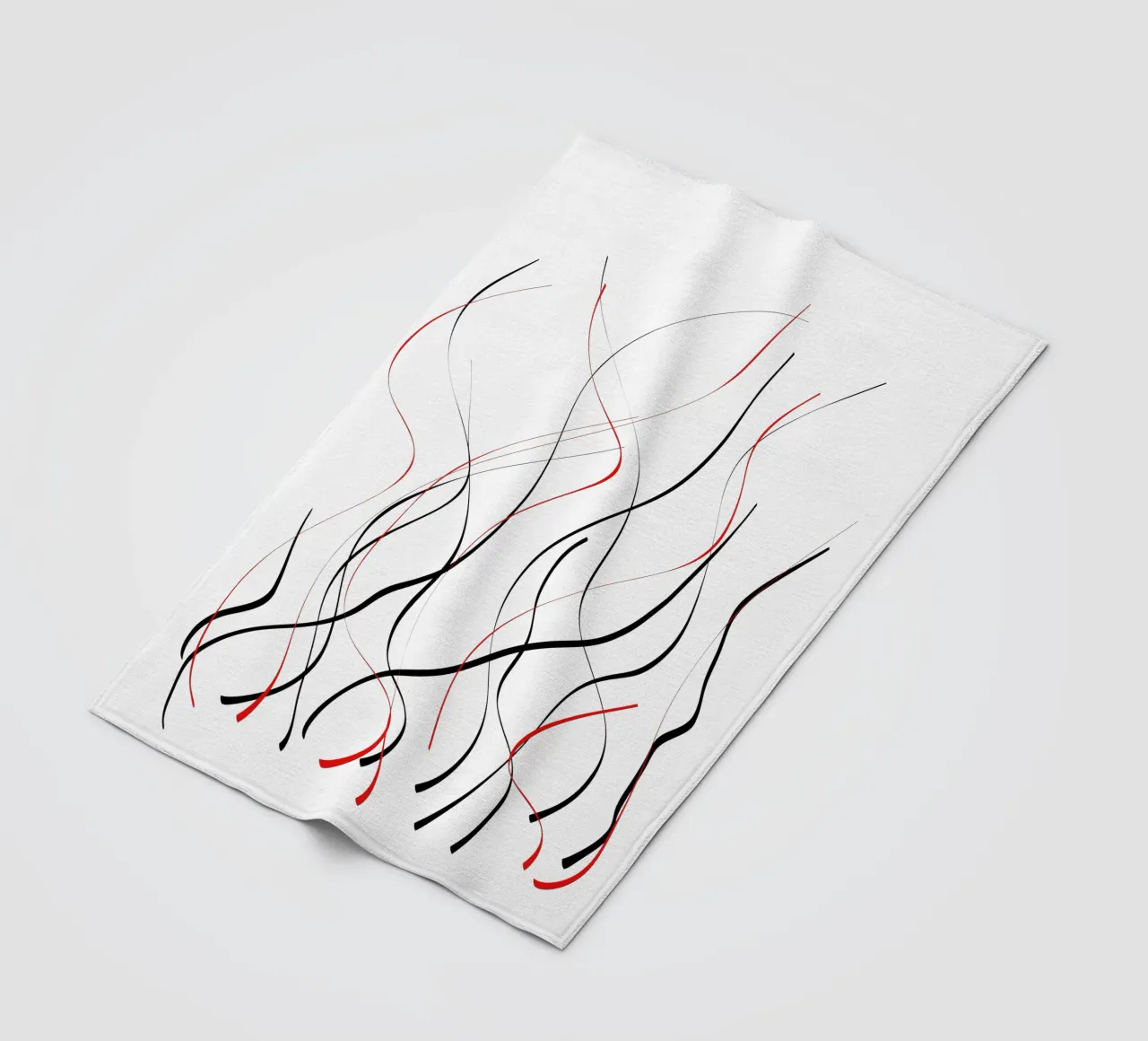 Ac abstract coperta in pile da Rezh creations