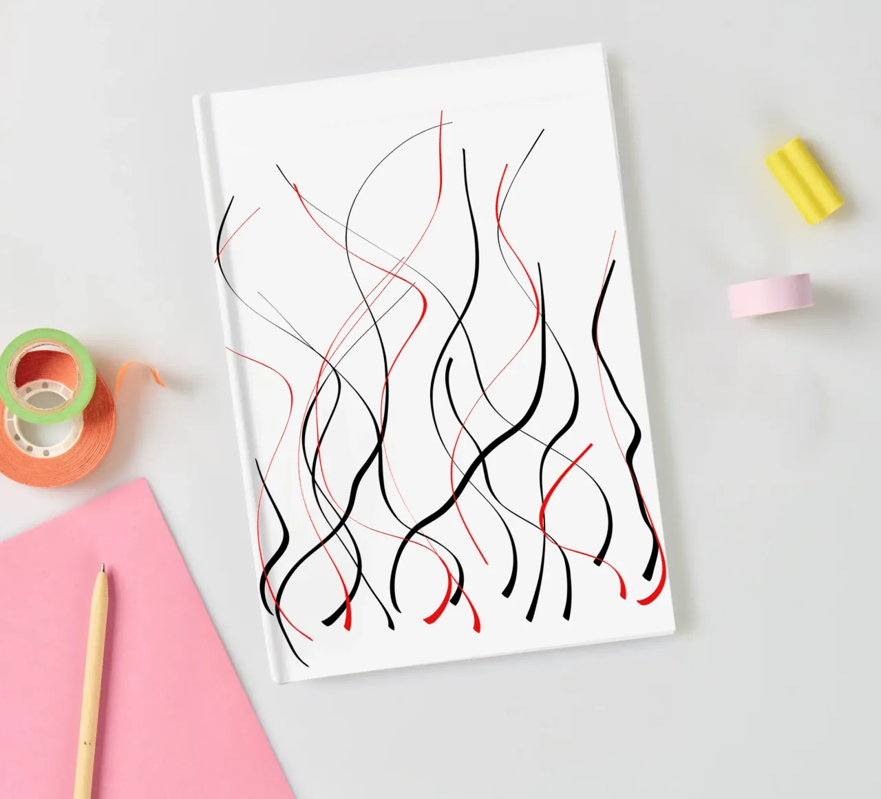 Ac abstract notebook by Rezh creations
