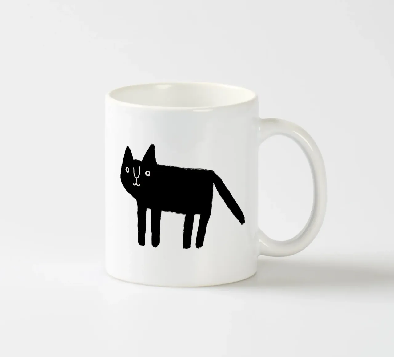 Gatto nero n. 1 tazza in ceramica da bueronoull