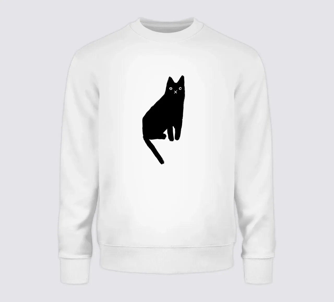 Gatto nero No2 felpa da bueronoull