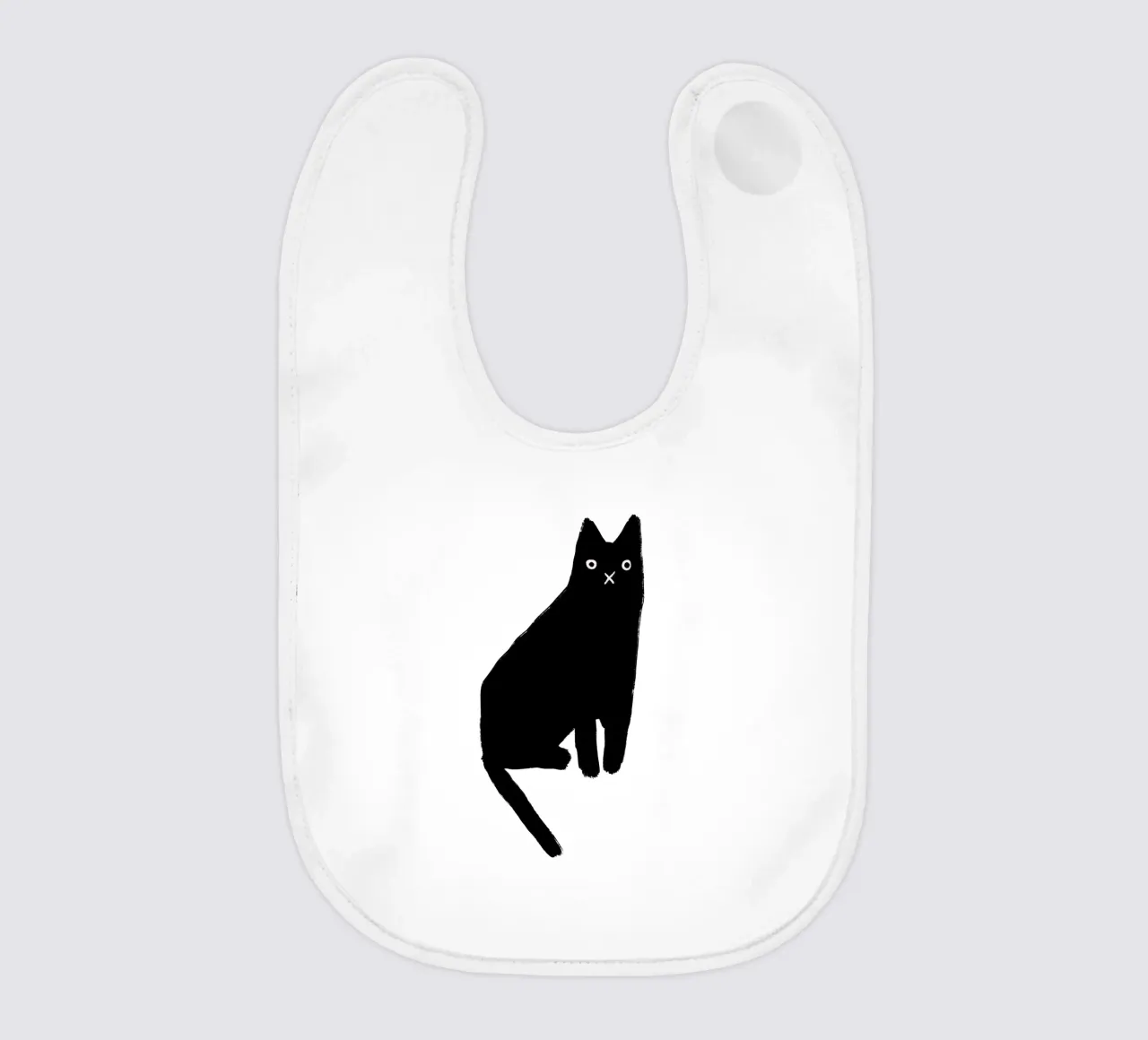 Gatto nero No2 bavaglino da bueronoull