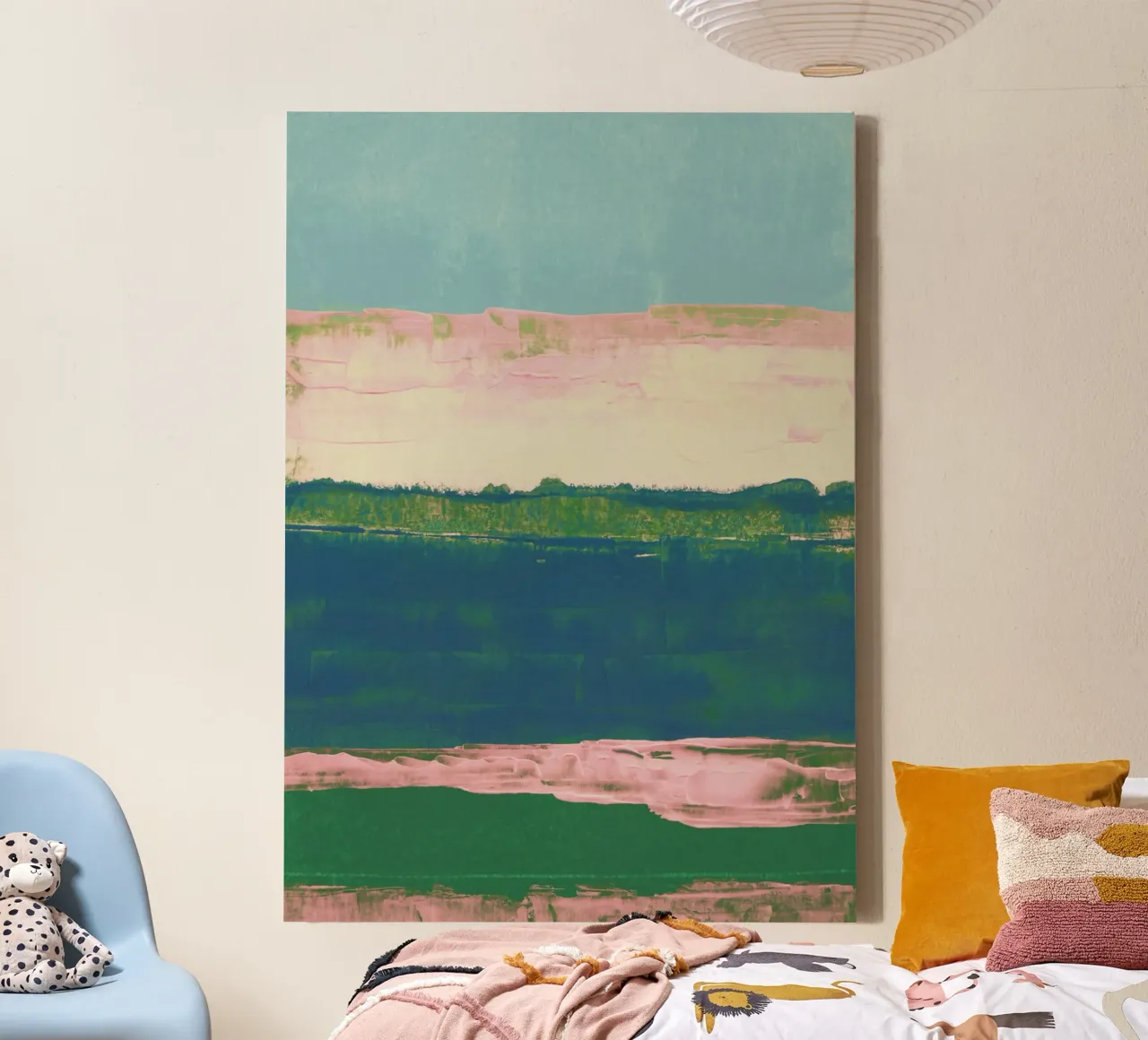 The End of Summer #2 canvas with Floater frame by Alisa Galitsyna