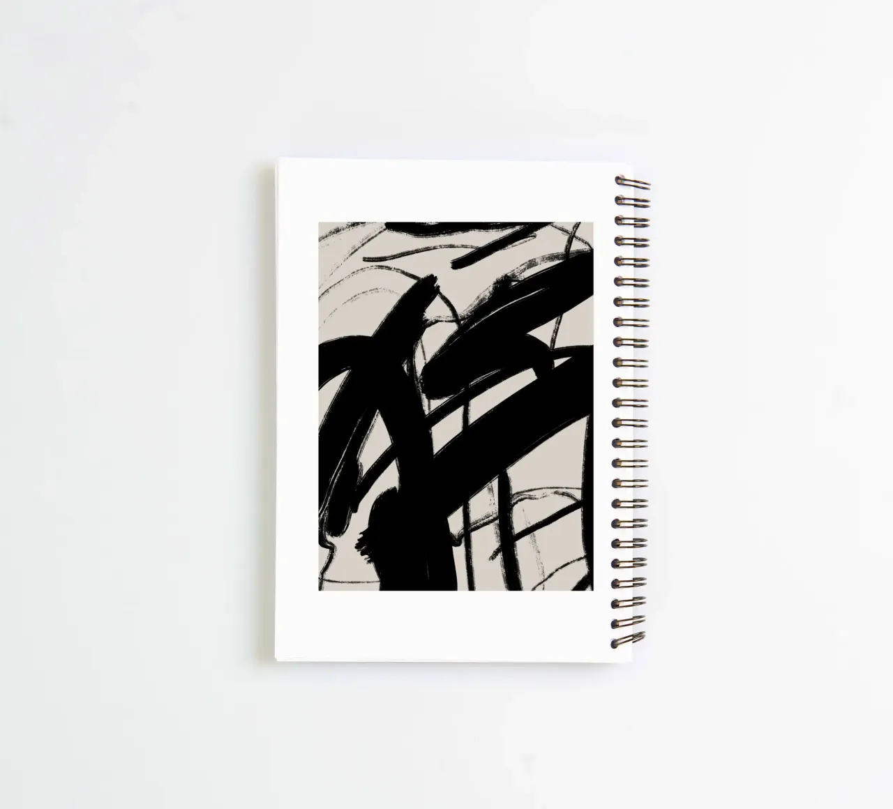 Wild Black spiral notebook by treechild