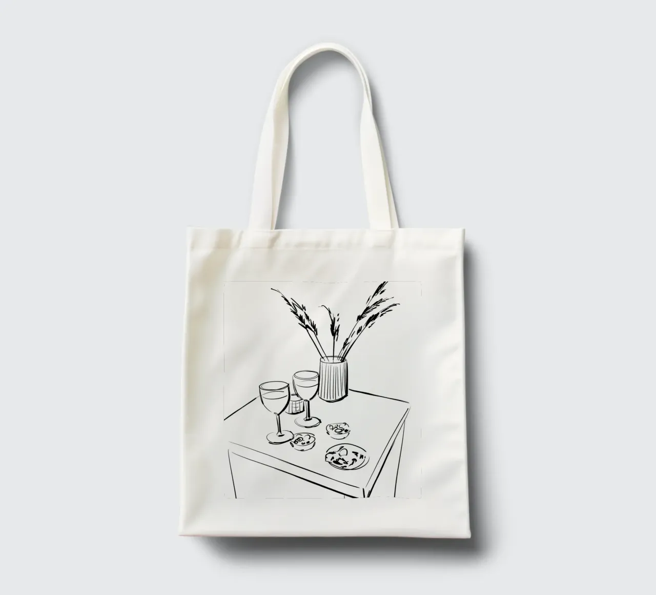 Table Still Life borsa in juta da treechild