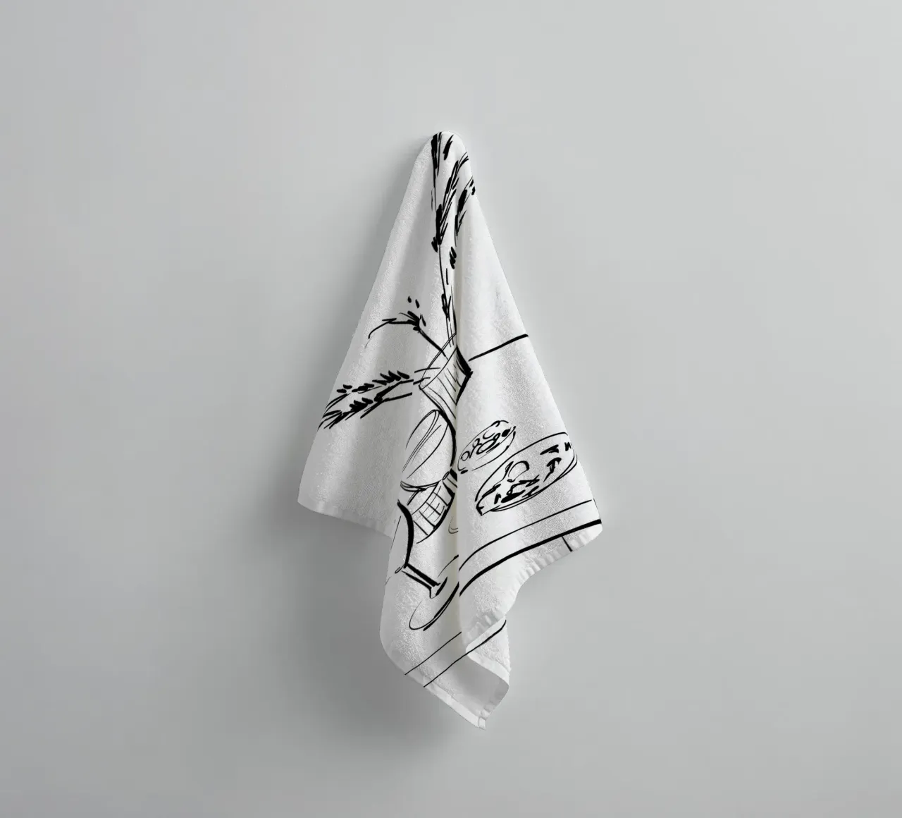 Table Still Life asciugamano da bagno da treechild
