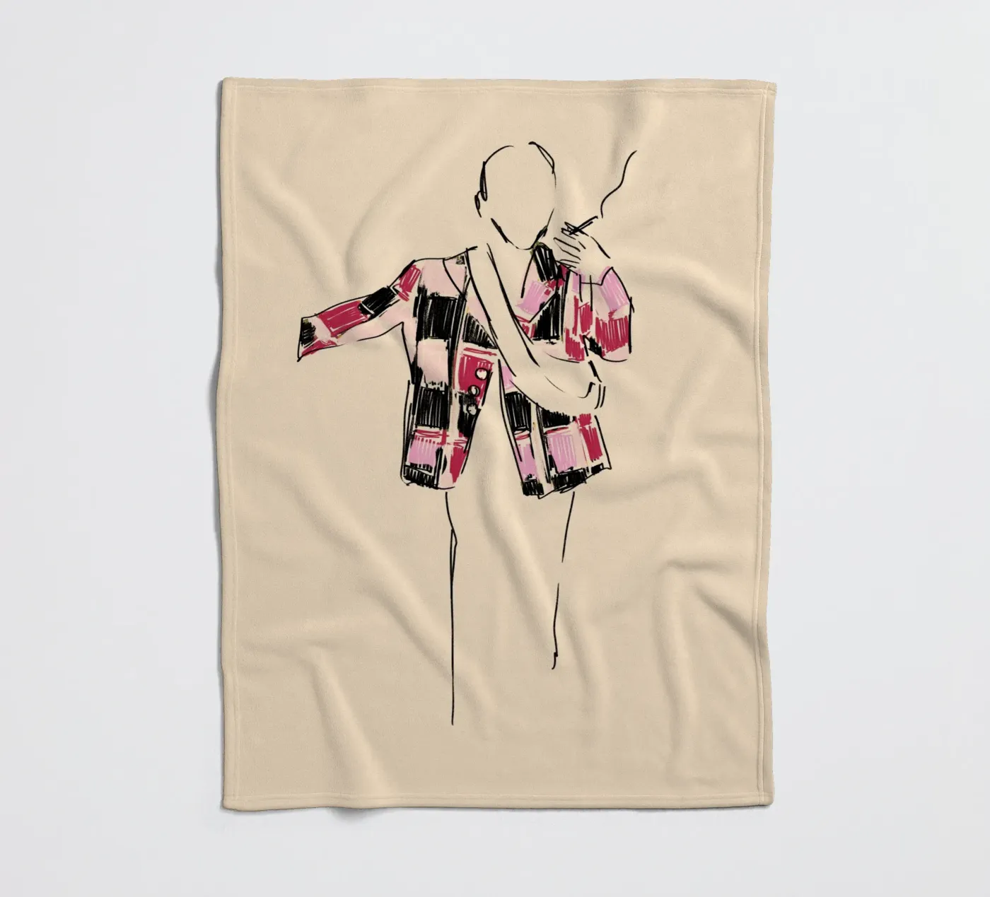 A Short Pause Fleecedecke von treechild