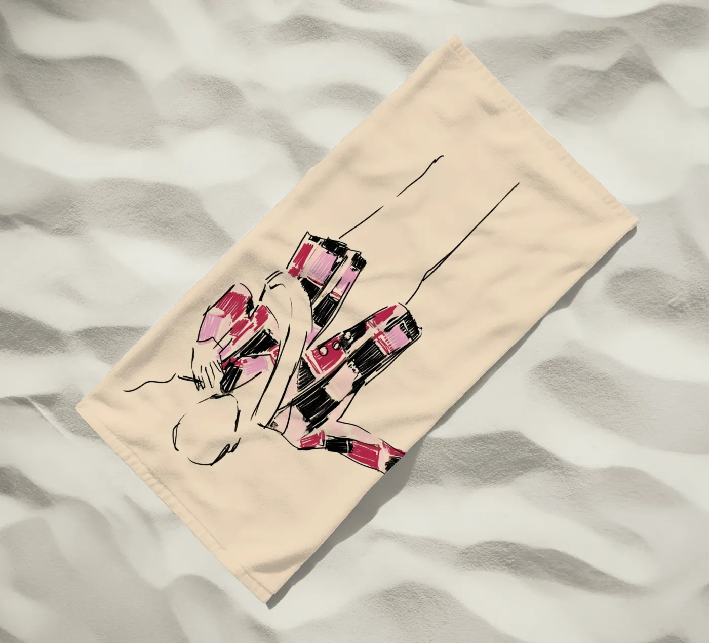 A Short Pause strandhanddoek van treechild