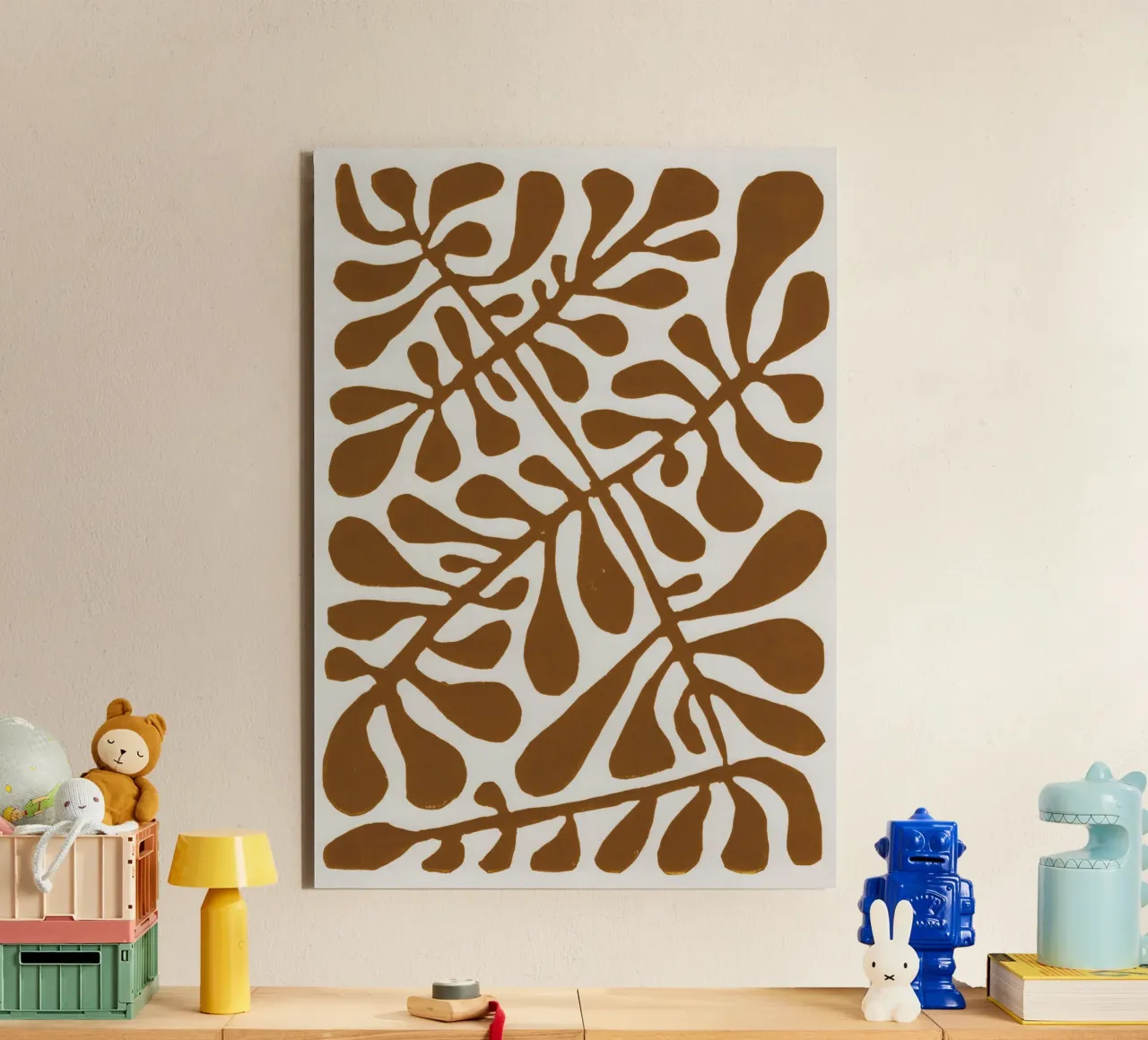 Impianto Linocut #2 alluminio dibond da Alisa Galitsyna