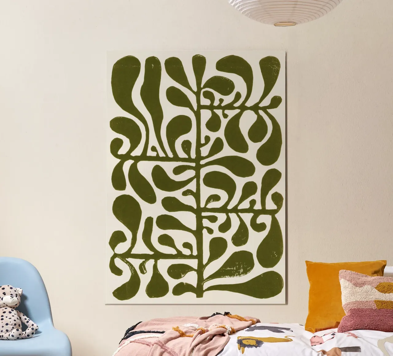 Impianto Linocut #1 alluminio dibond da Alisa Galitsyna