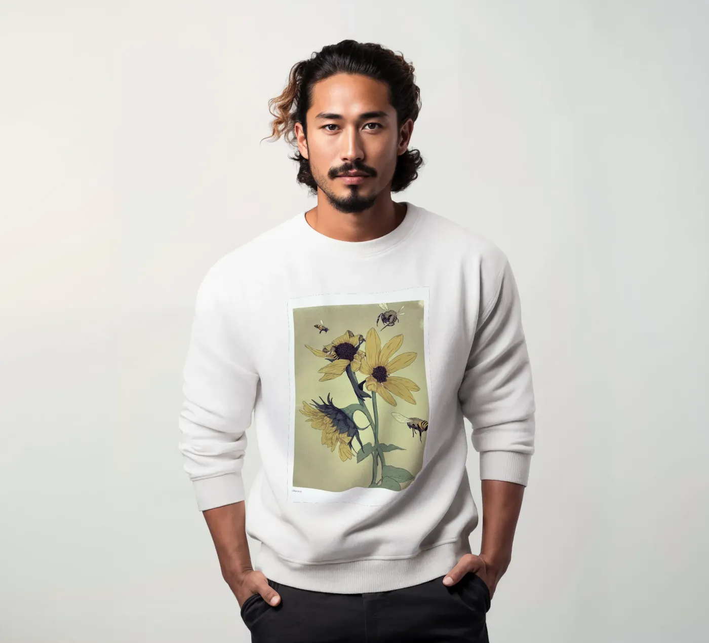 Bees sweatshirt van Faunesque