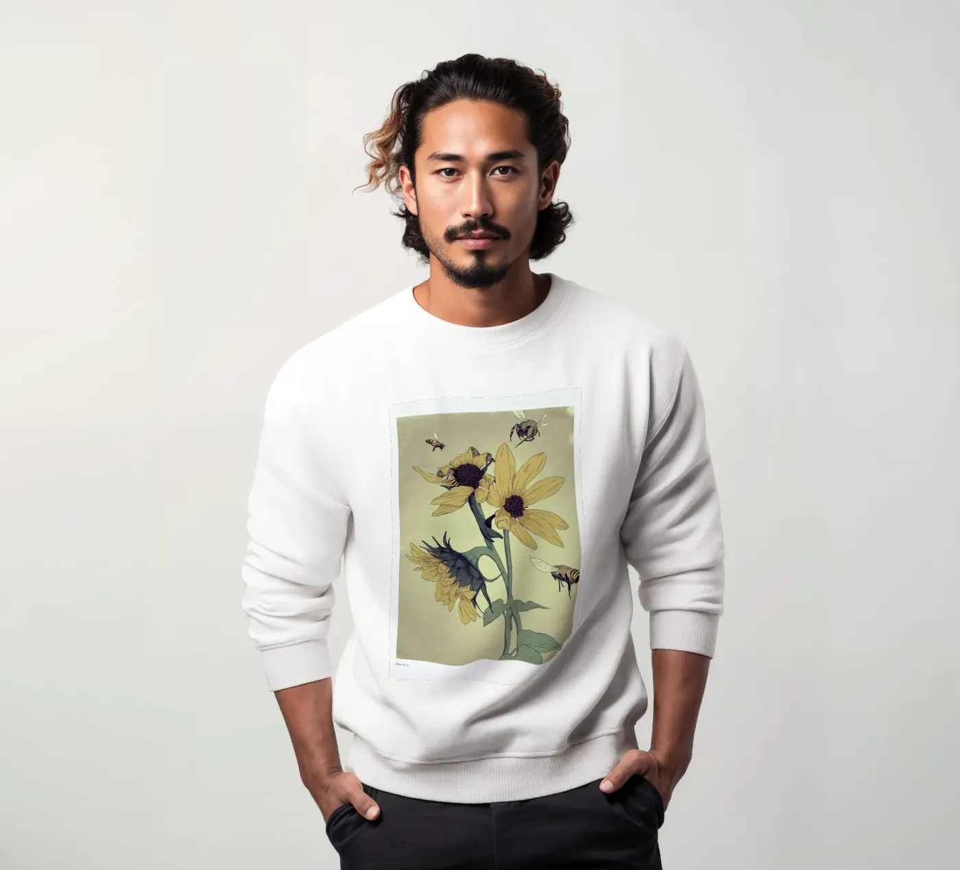 Bees sweatshirt van Faunesque
