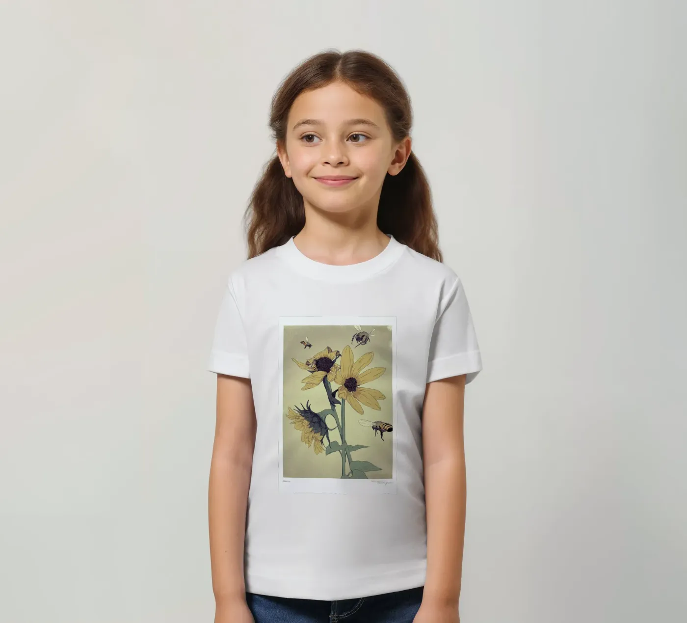 Bees t-shirt bambini da Faunesque
