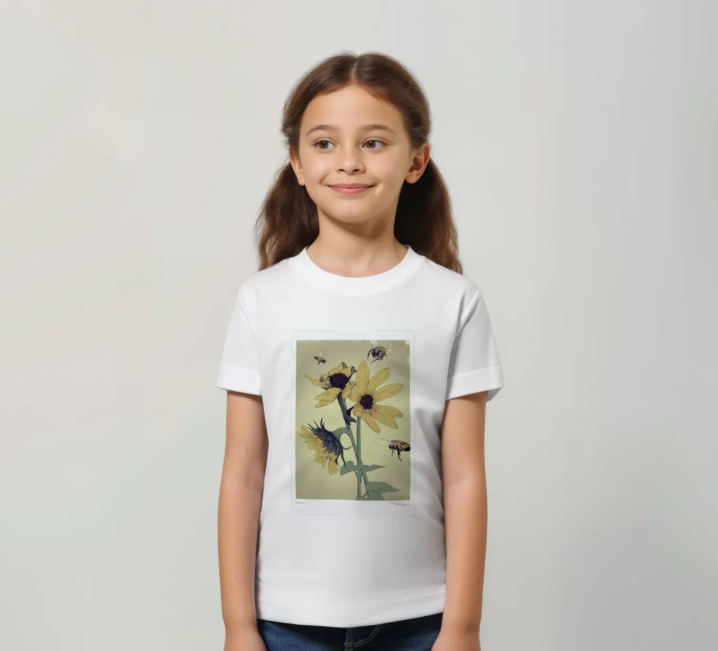 Bees t-shirt bambini da Faunesque