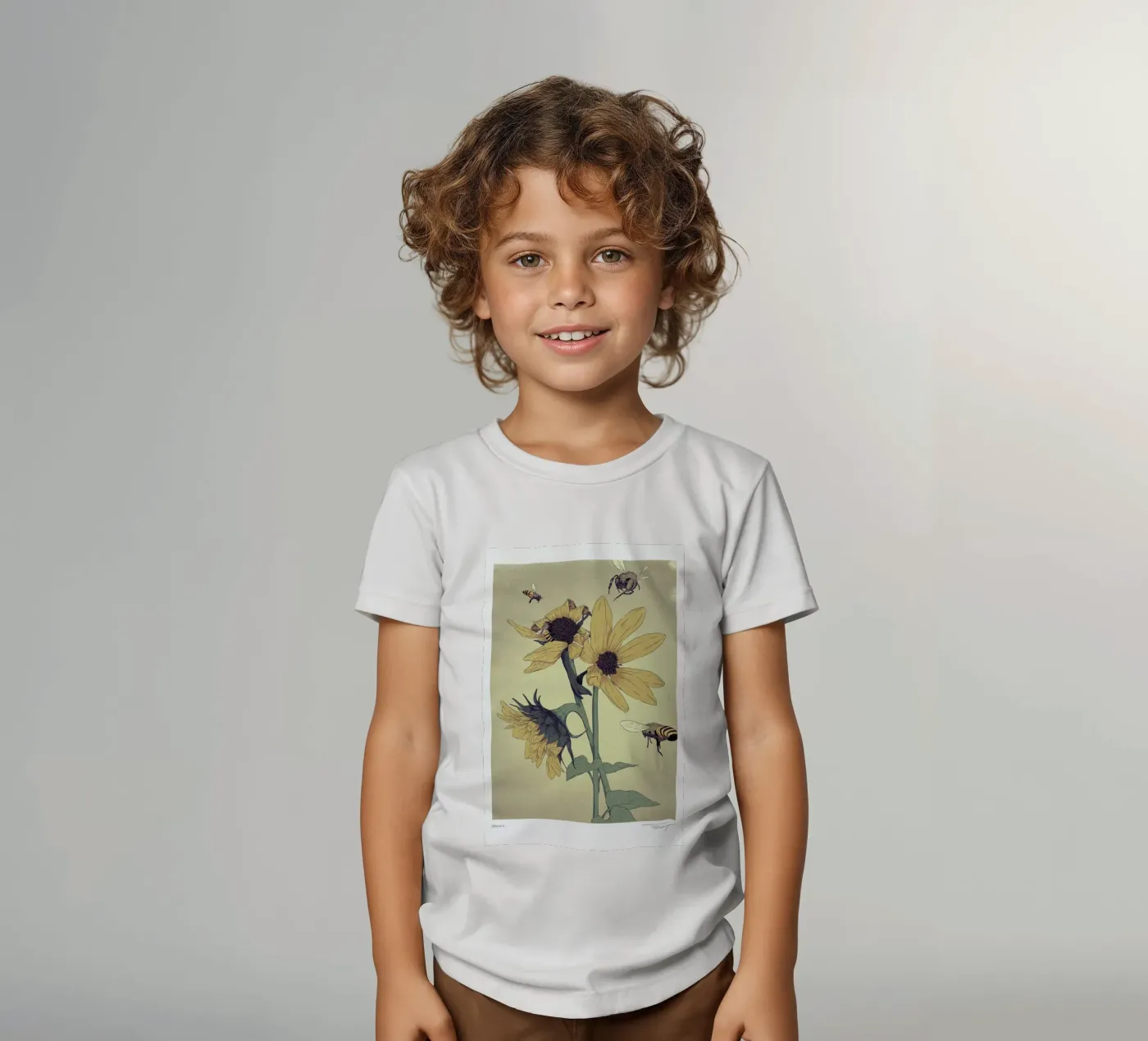 Bees t-shirt bambini da Faunesque