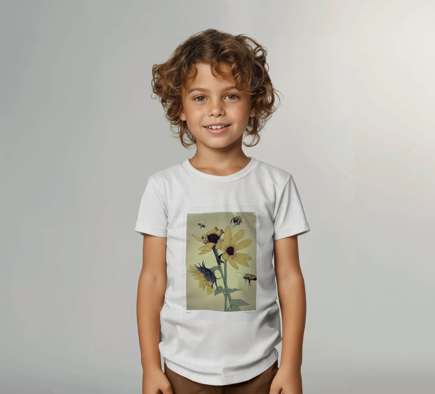 Bees t-shirt bambini da Faunesque