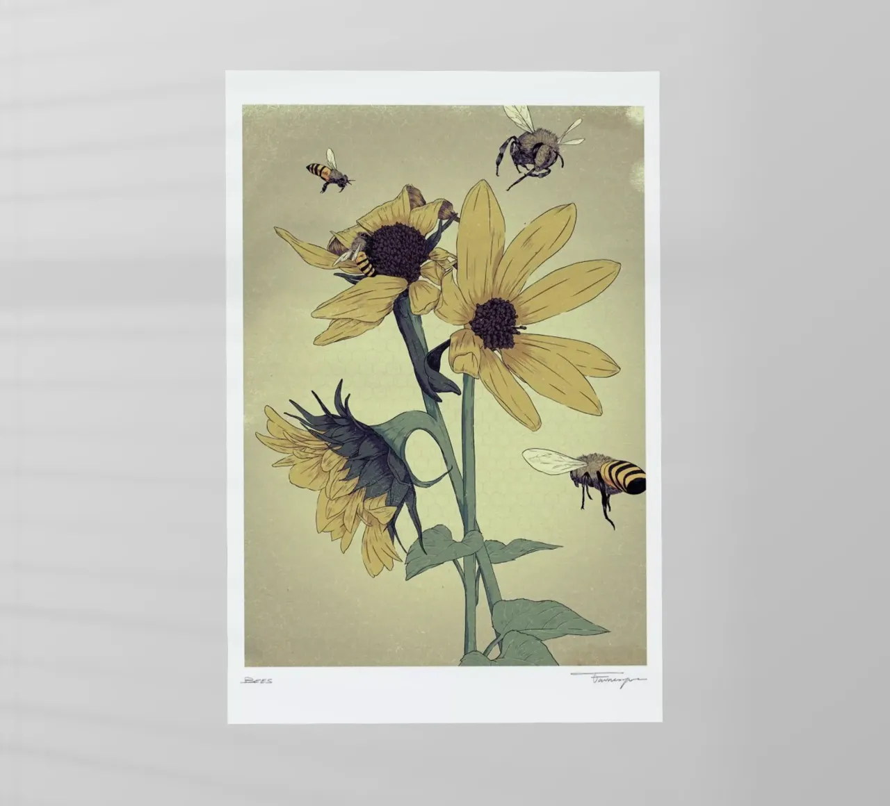 Bees pellicola backlit da Faunesque