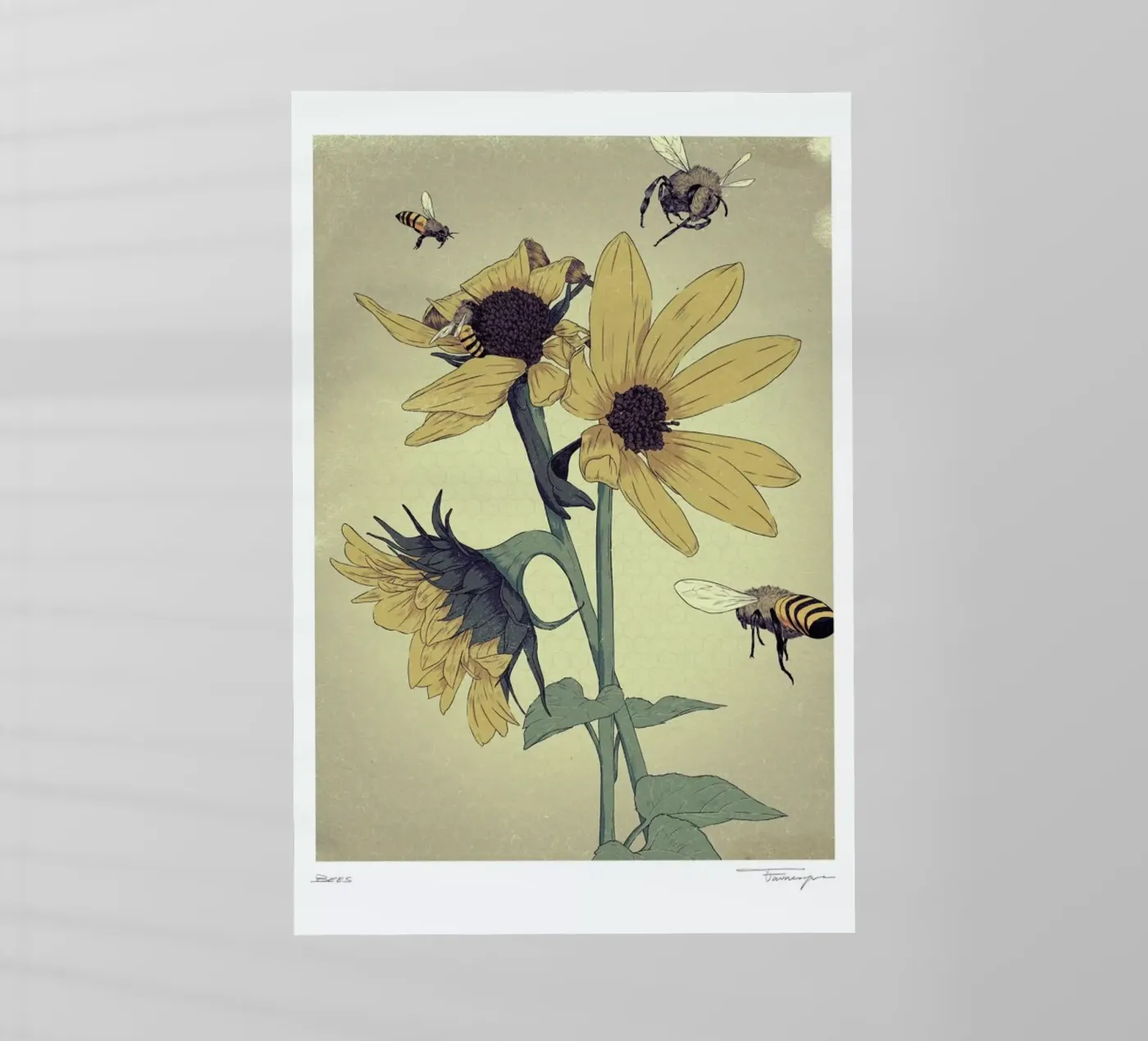 Bees pellicola backlit da Faunesque