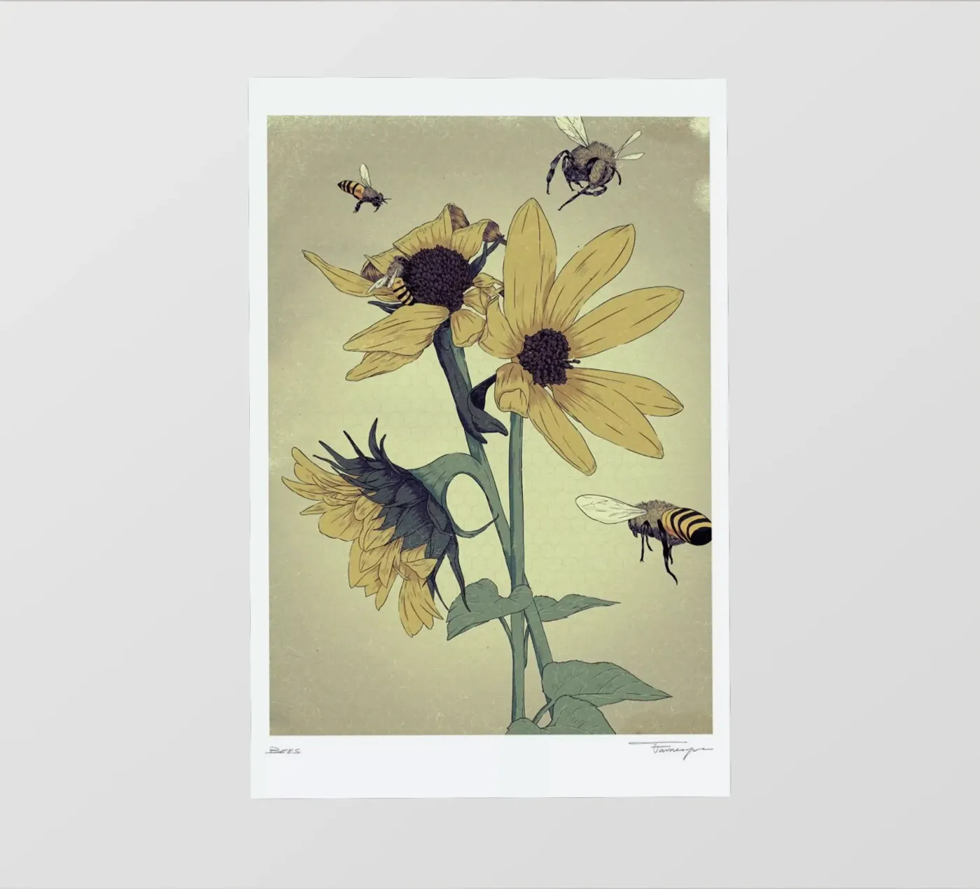 Bees pellicola backlit da Faunesque