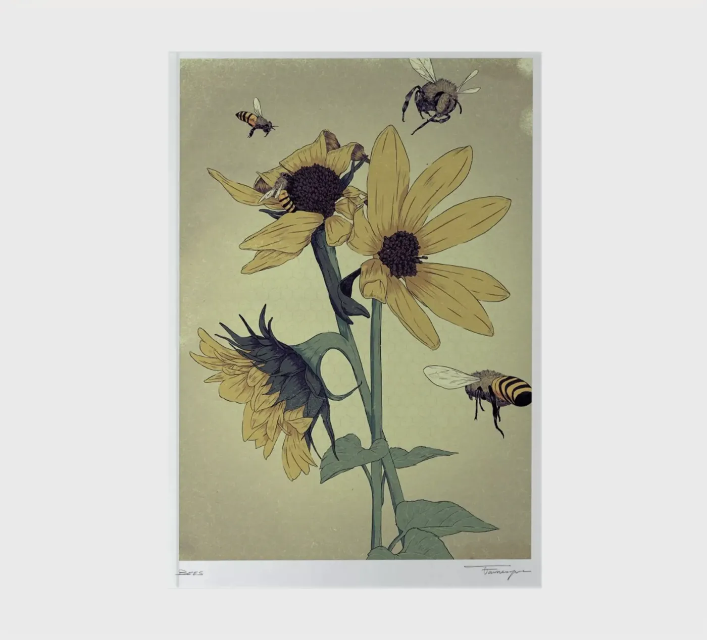 Bees notebook by Faunesque