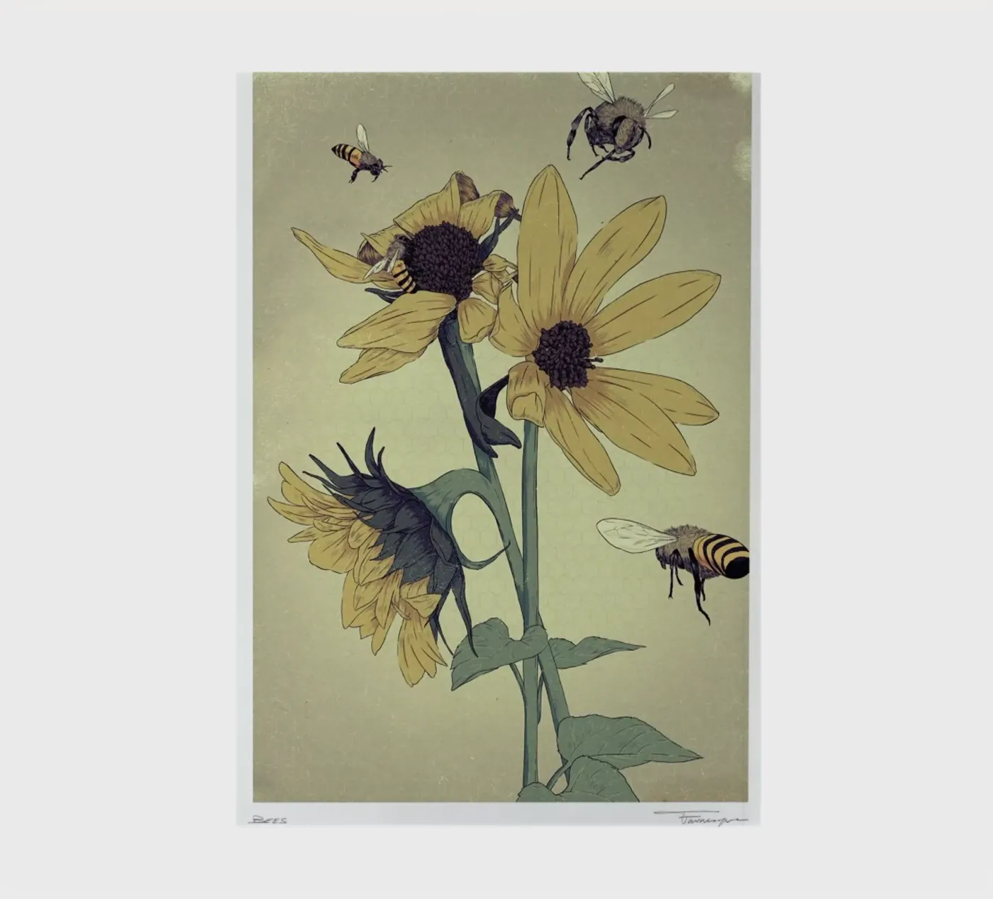 Bees notebook by Faunesque