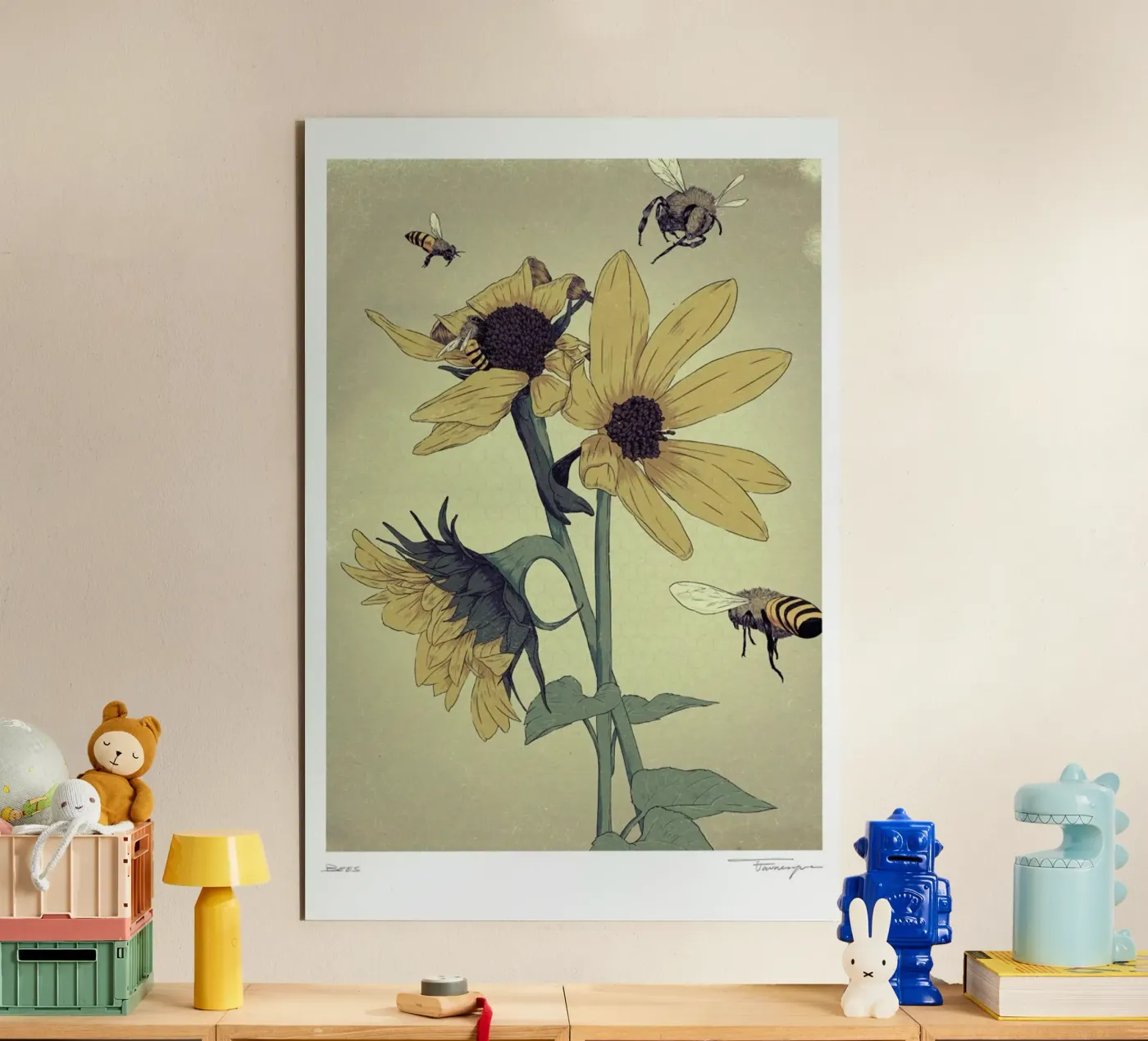 Bees pannello forex da Faunesque