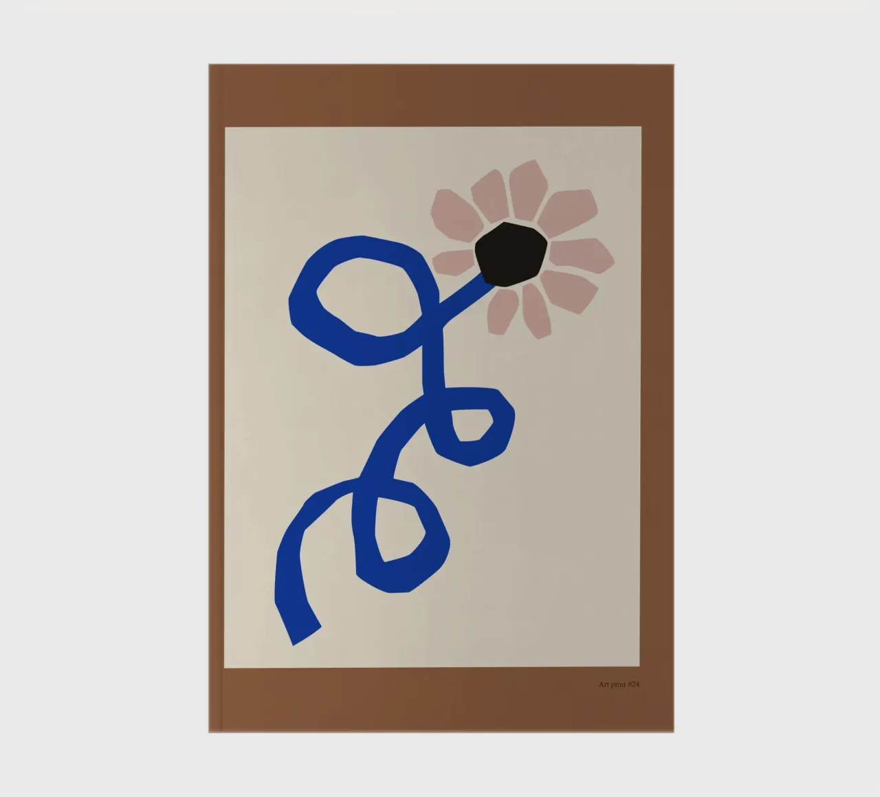 Flower Art Print No 1 notebook by treechild