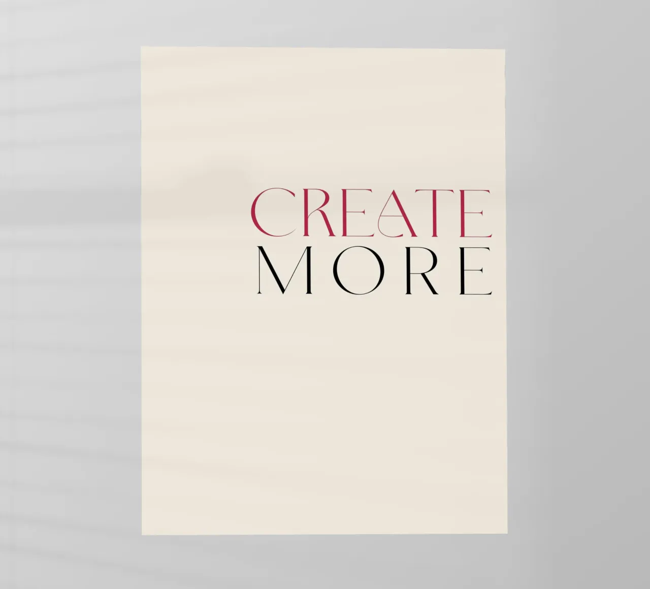 Create More Backlit Folie von treechild