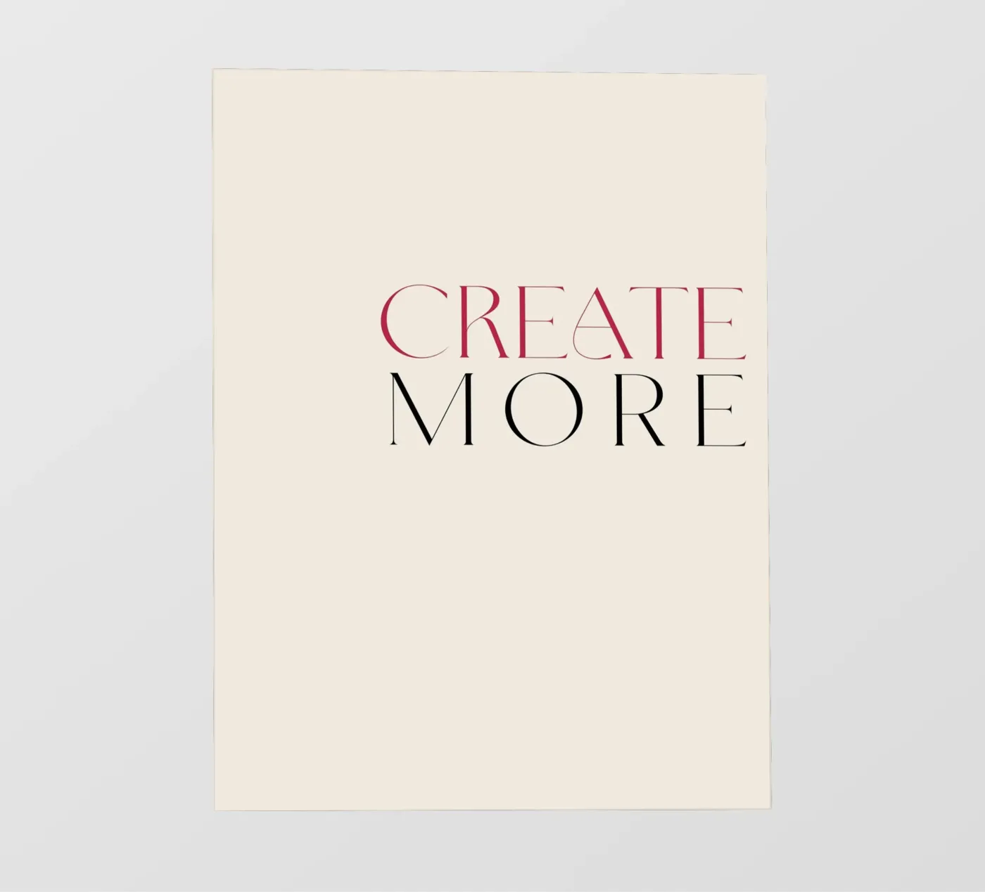 Create More Backlit Folie von treechild