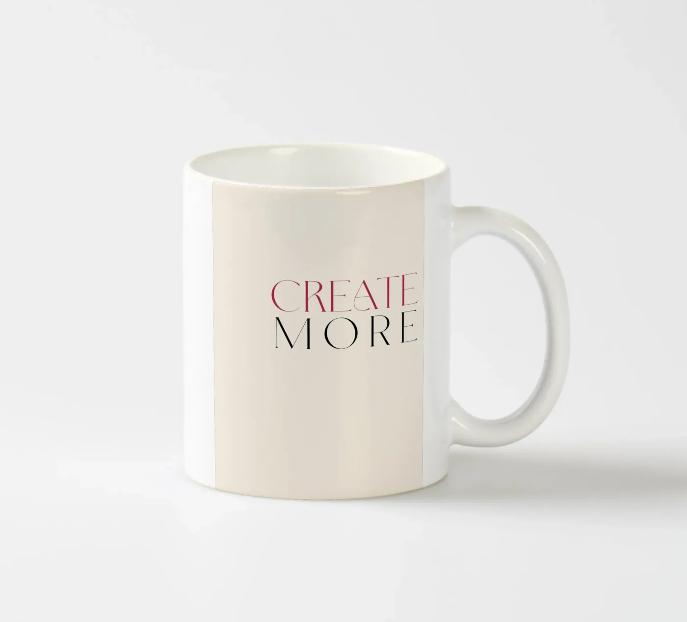 Create More ceramic mug by treechild