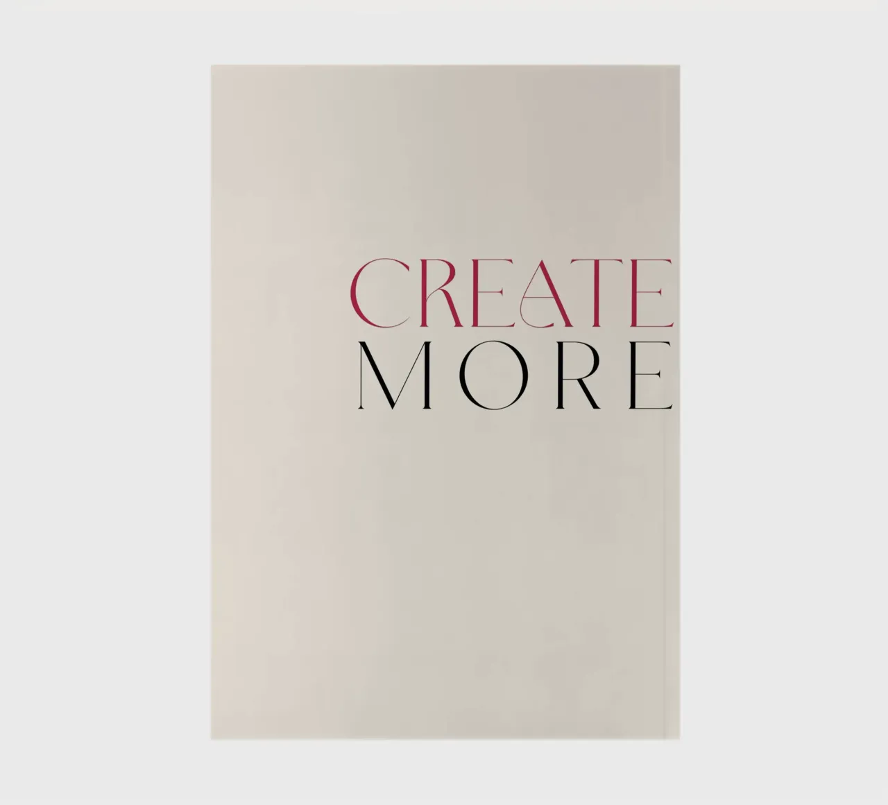 Create More notebook by treechild