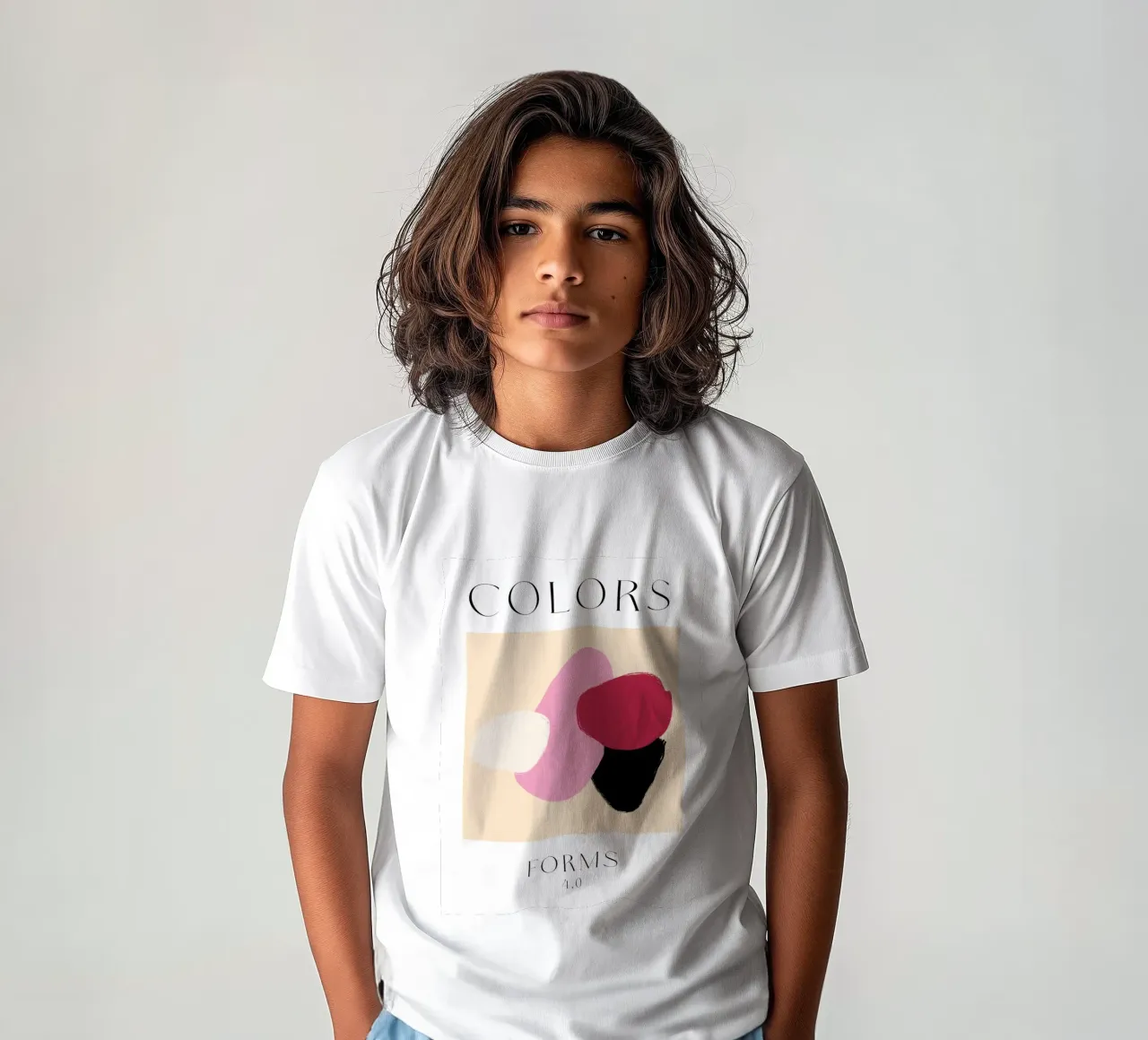 Colors Forms t-shirt bambini da treechild