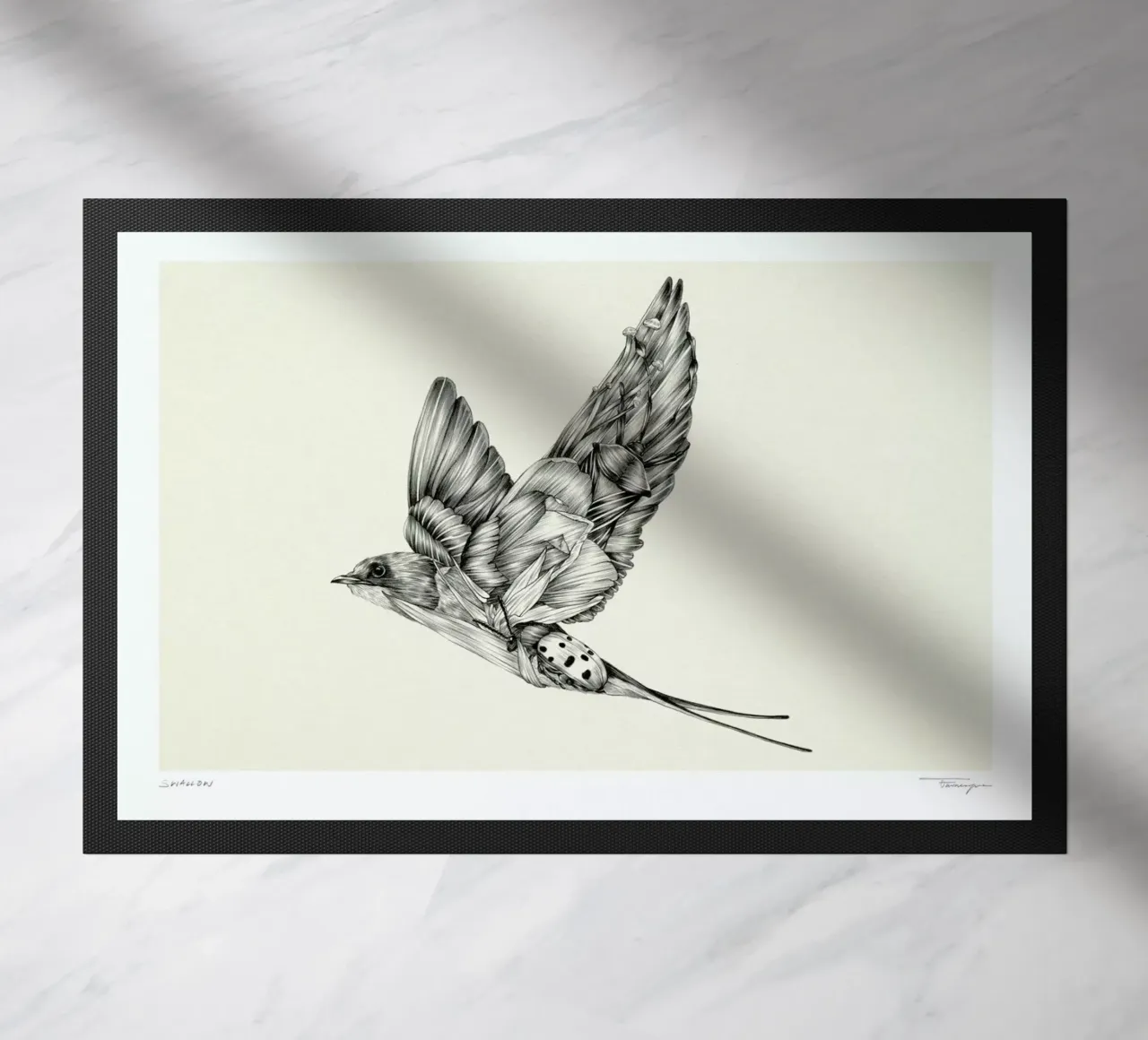 Swallow deurmat van Faunesque