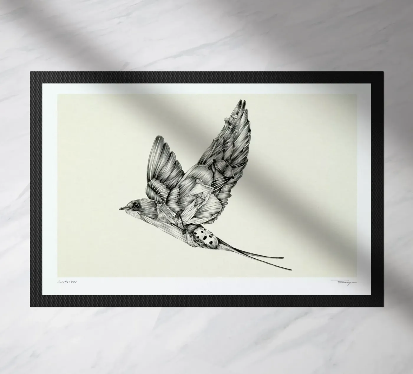Swallow deurmat van Faunesque