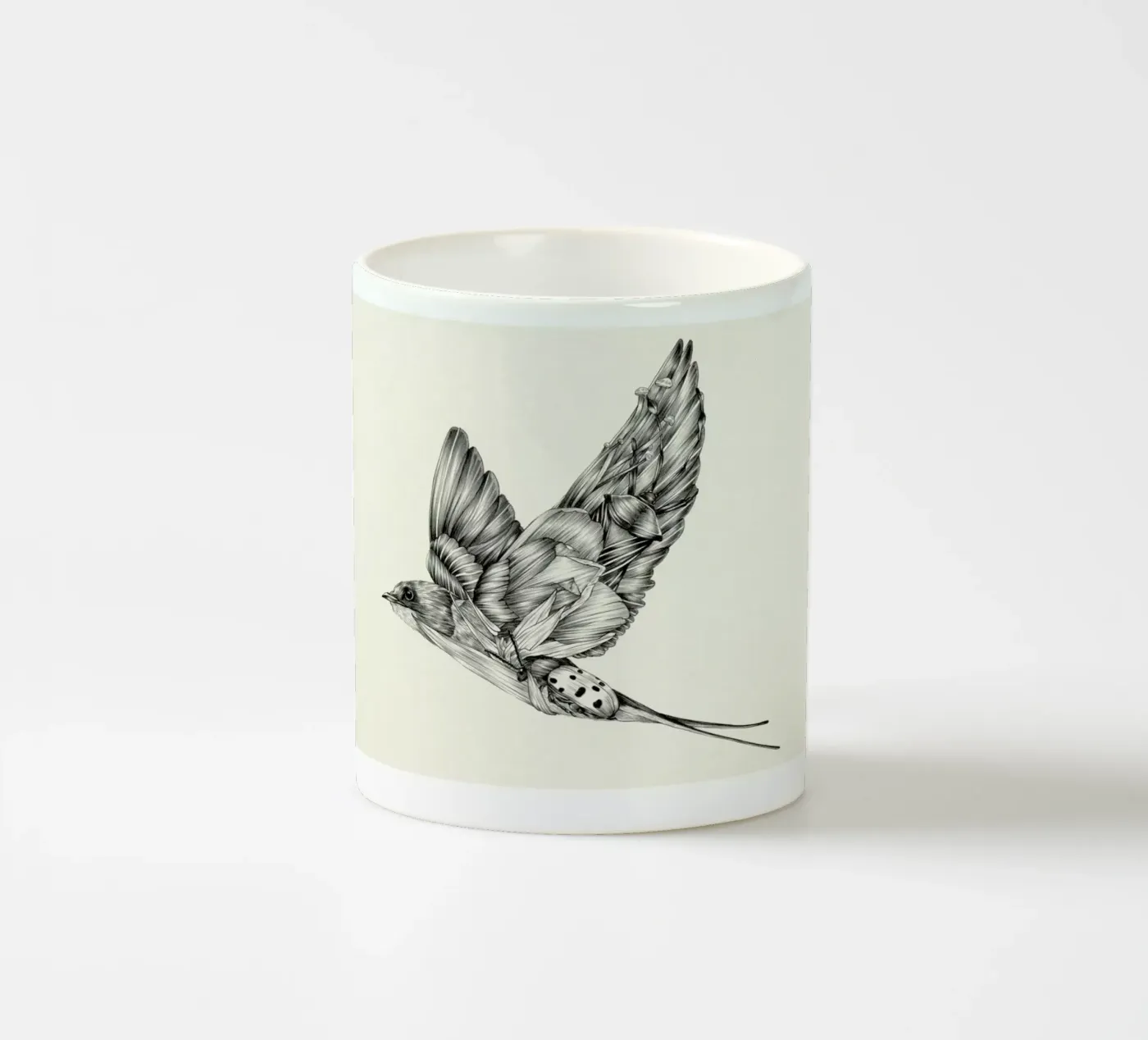 Swallow ceramic mug by Faunesque