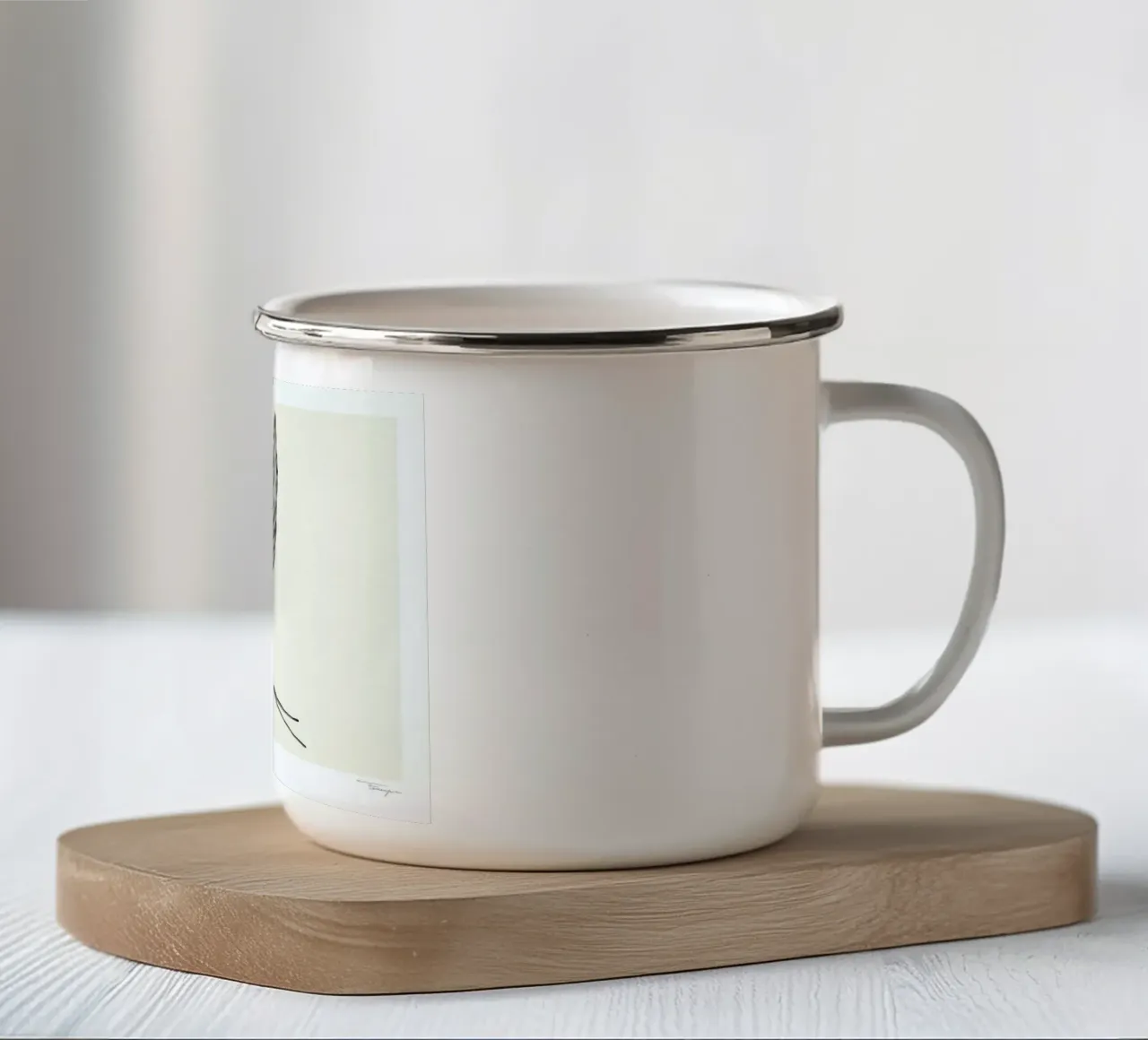 Swallow enamel mug by Faunesque