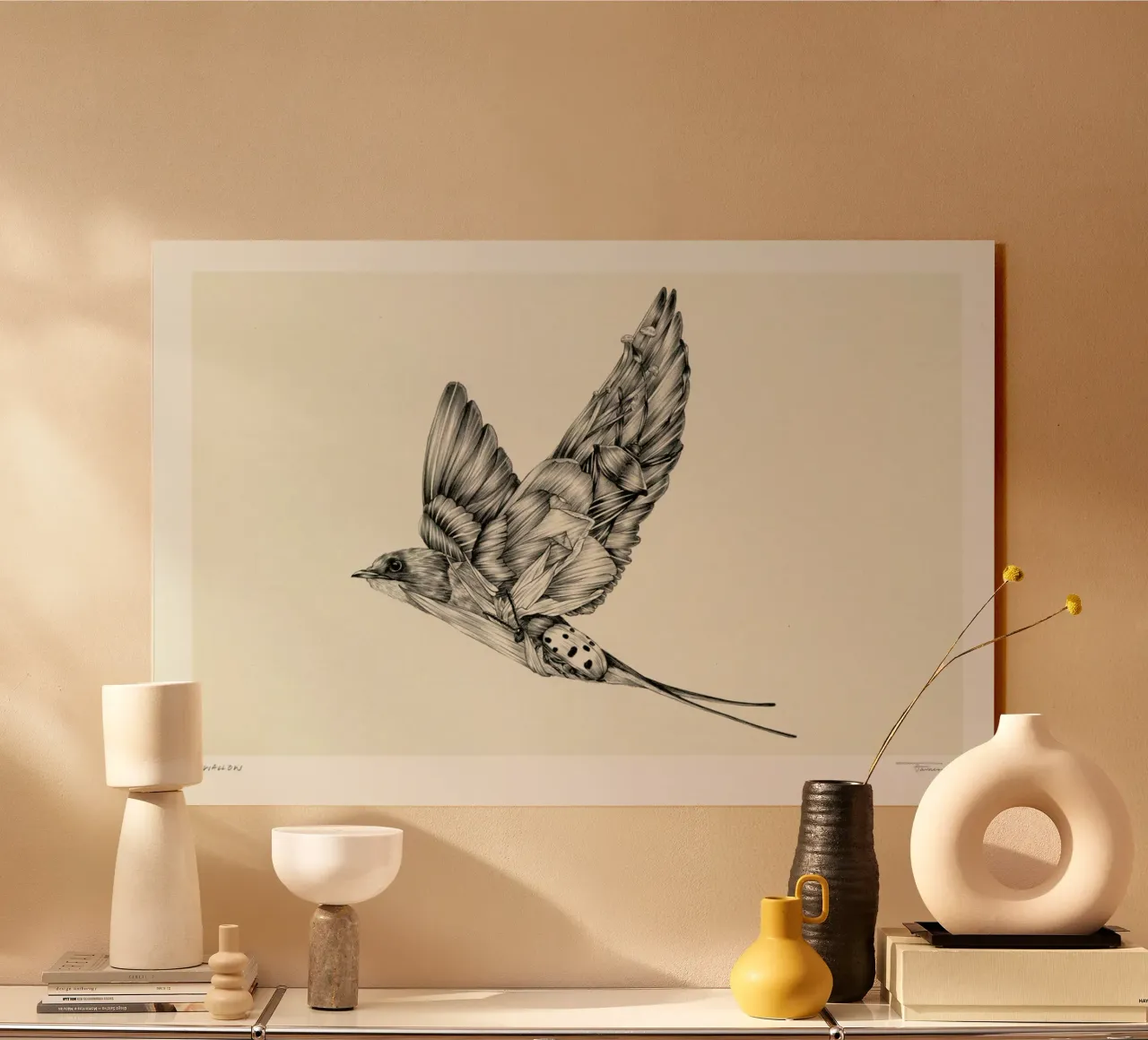 Swallow plexiglas de Faunesque