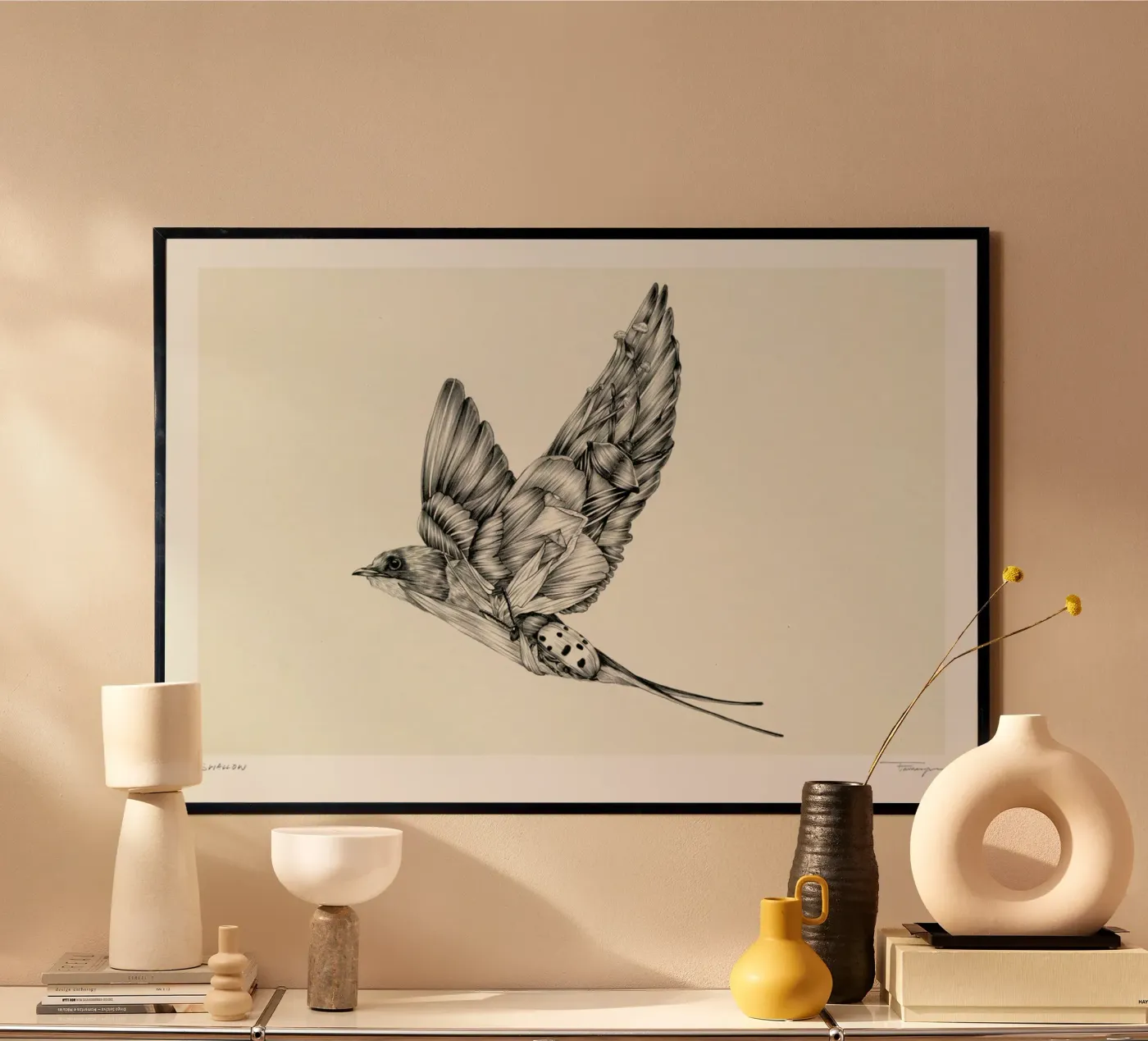 Swallow poster by Faunesque