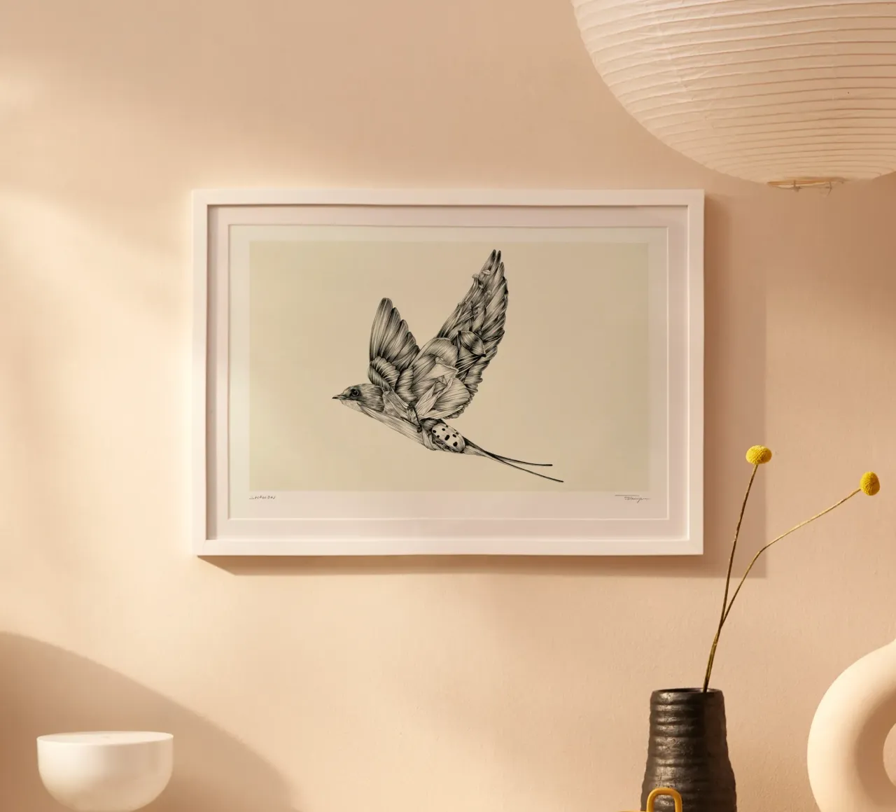 Swallow poster by Faunesque