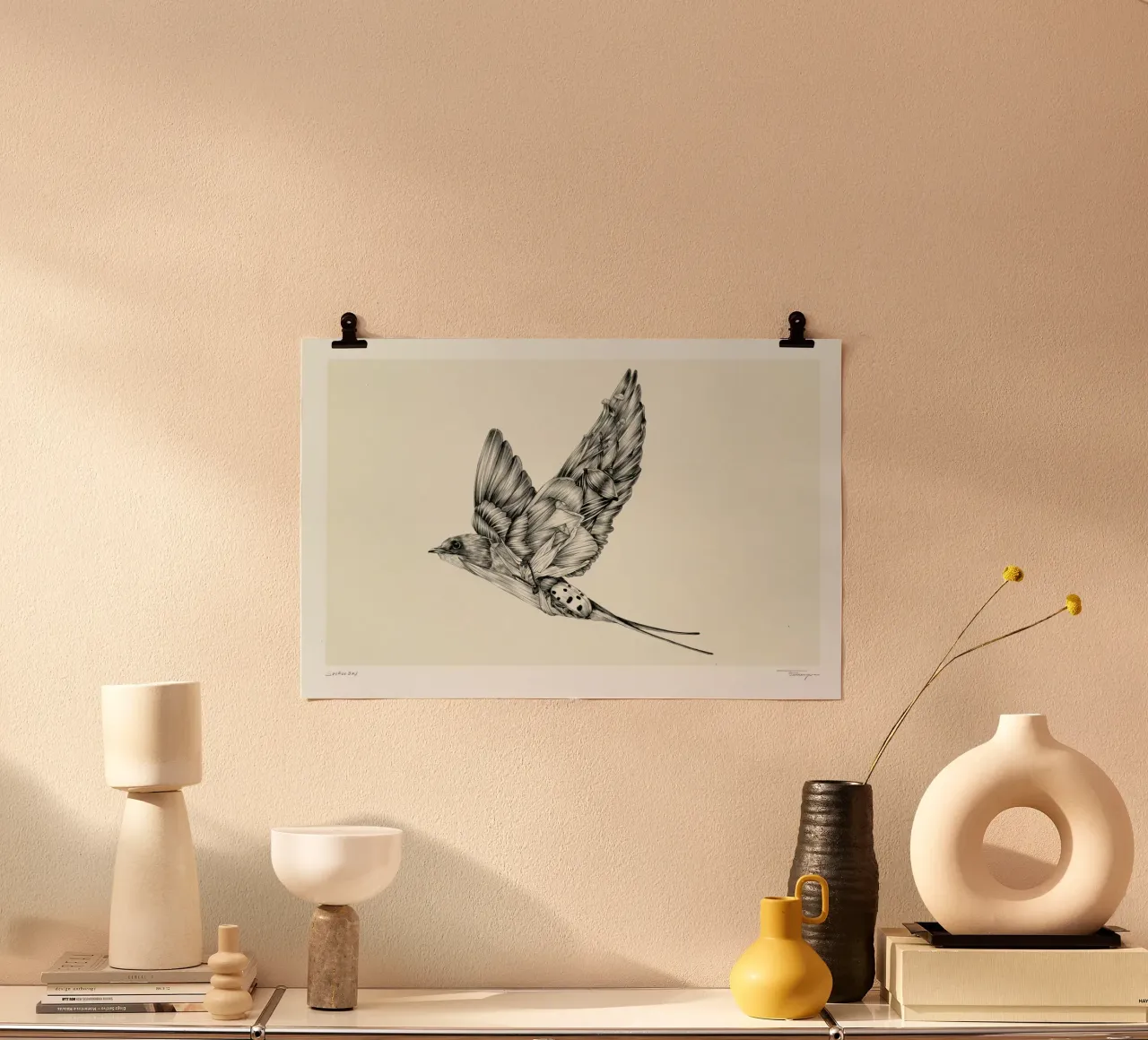 Swallow poster by Faunesque