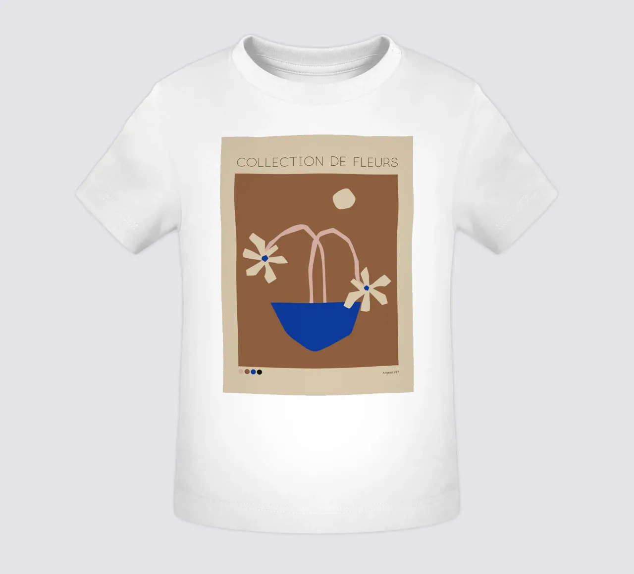 Collection De Fleurs No 4 maglietta neonato da treechild