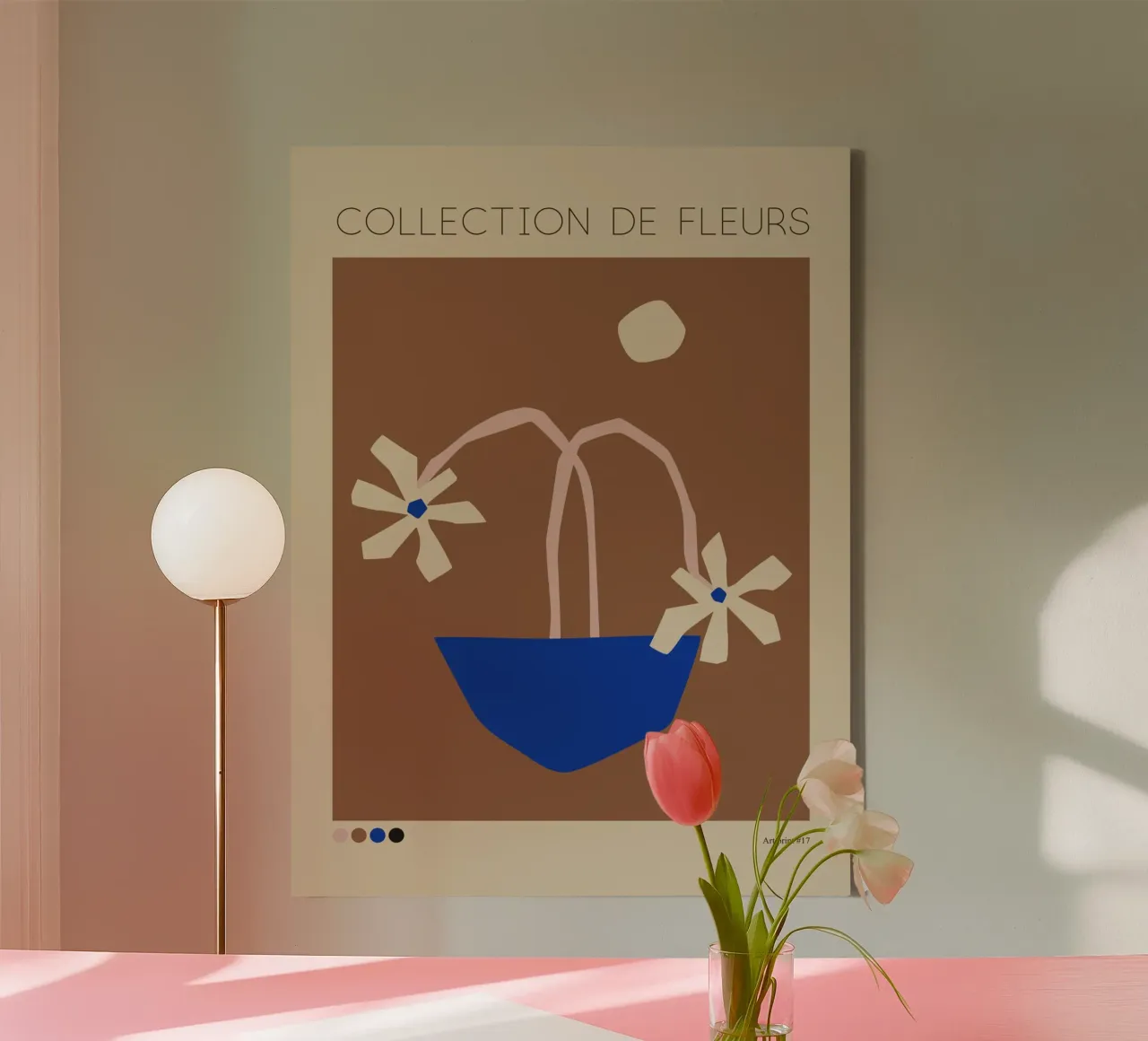 Collection De Fleurs No 4 tela da treechild