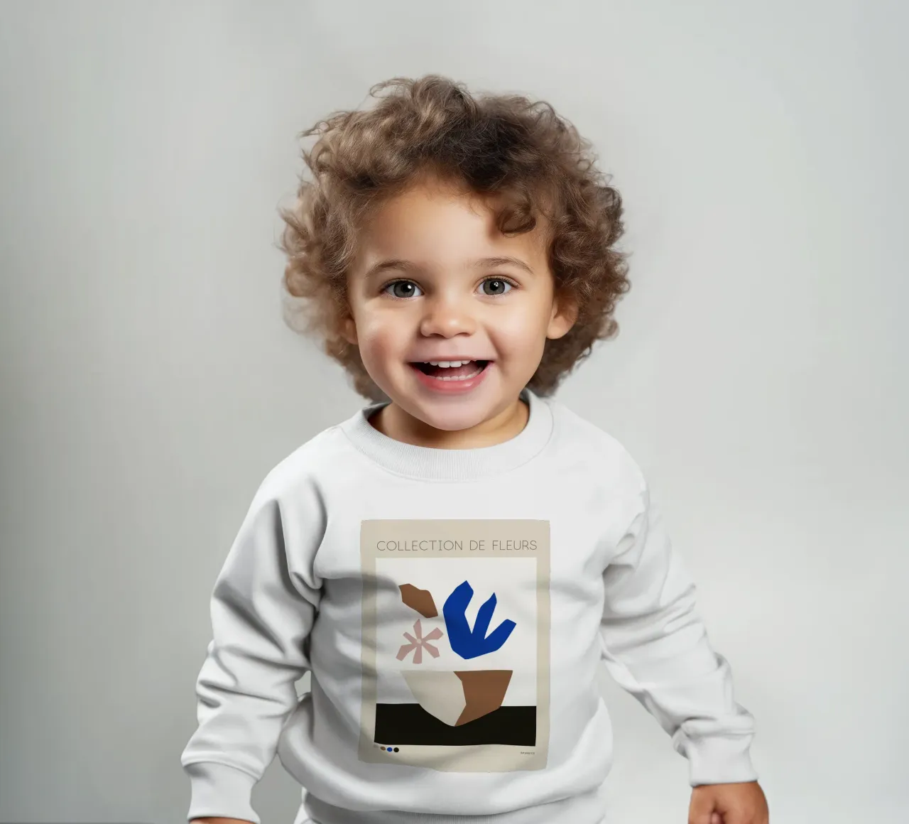 Collection De Fleurs No 3 felpa neonato da treechild