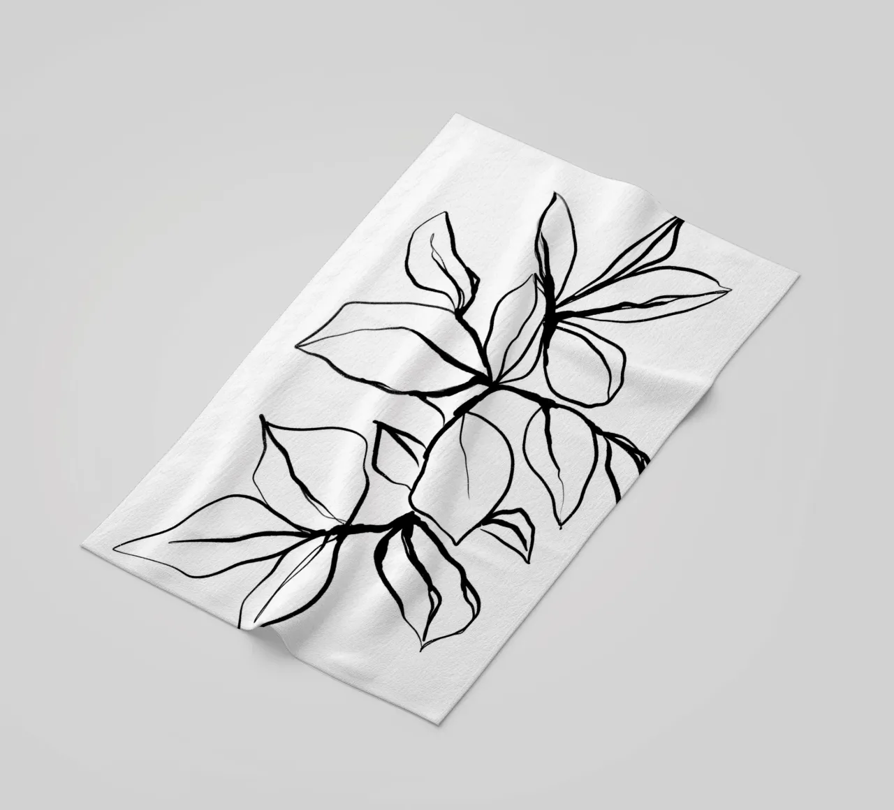 Black And White No 27 Strandtuch von treechild